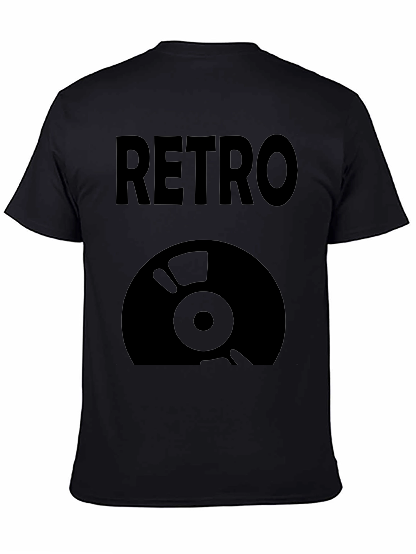 Retro Vinyl Record Graphic T-Shirt
