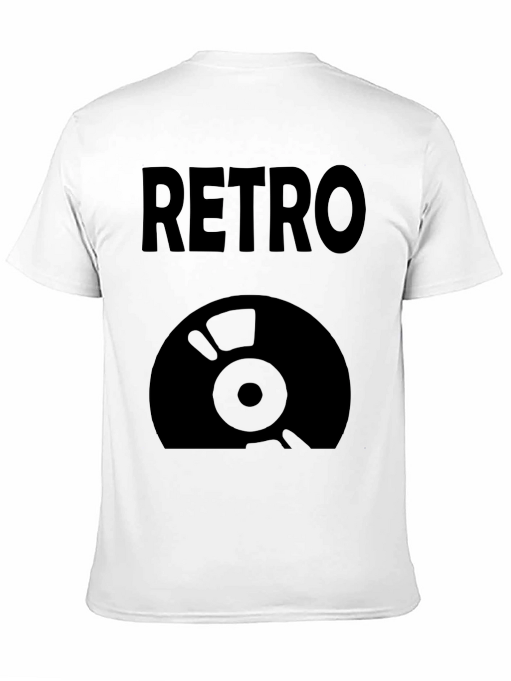 Retro Vinyl Record Graphic T-Shirt