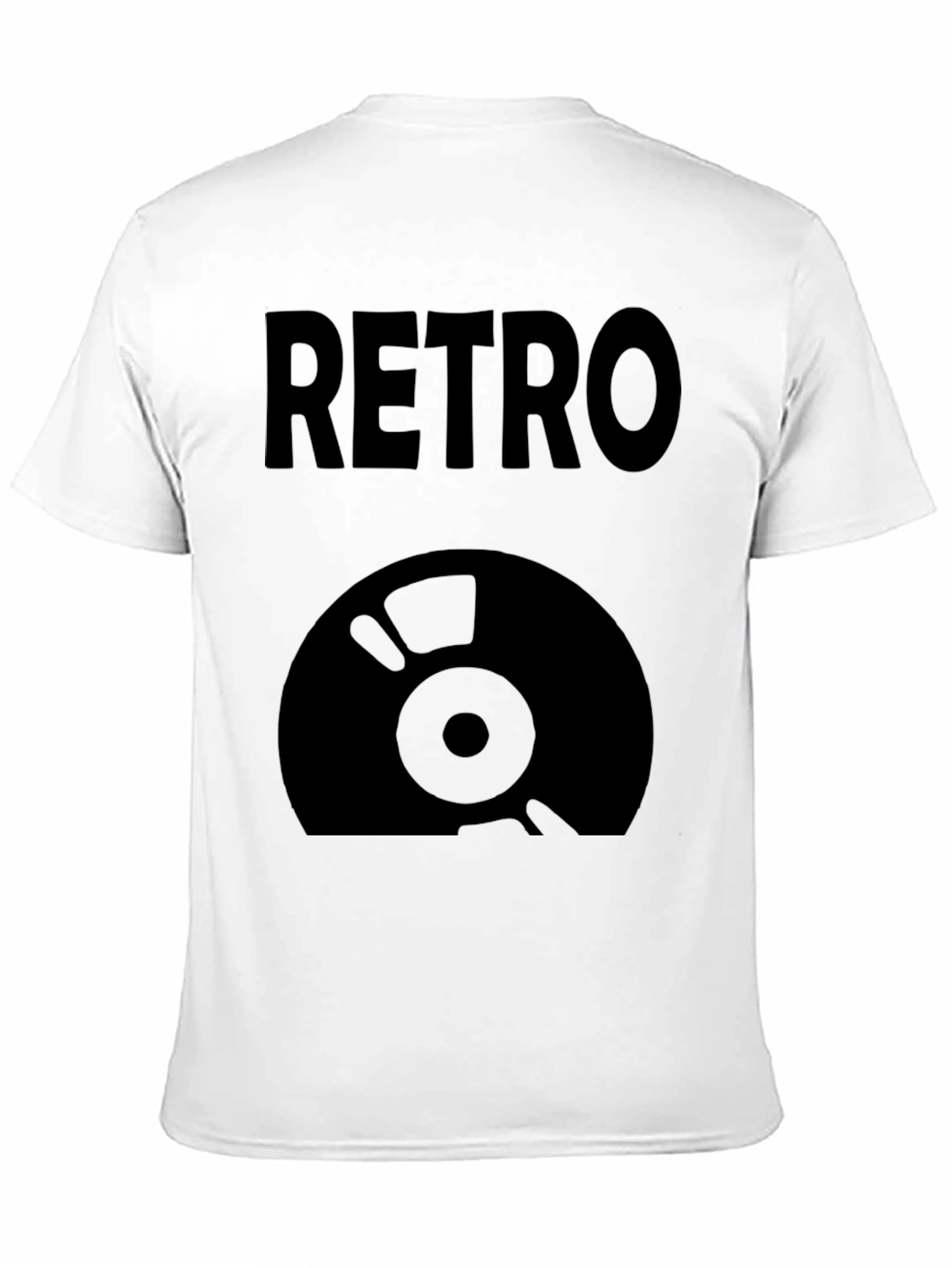 Retro Vinyl Record Graphic T-Shirt