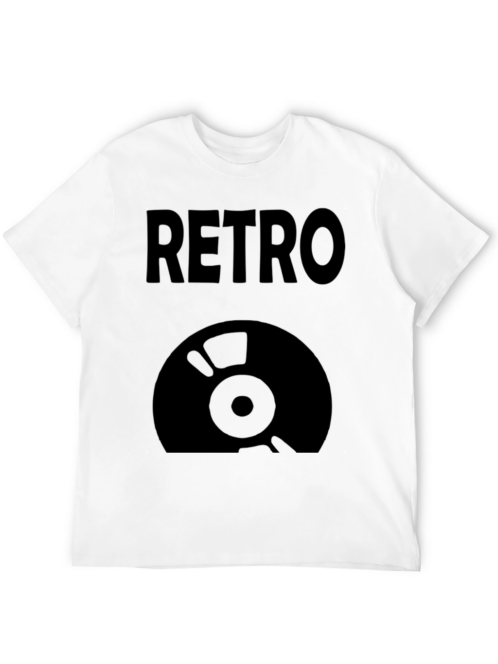 Retro Vinyl Record Graphic T-Shirt