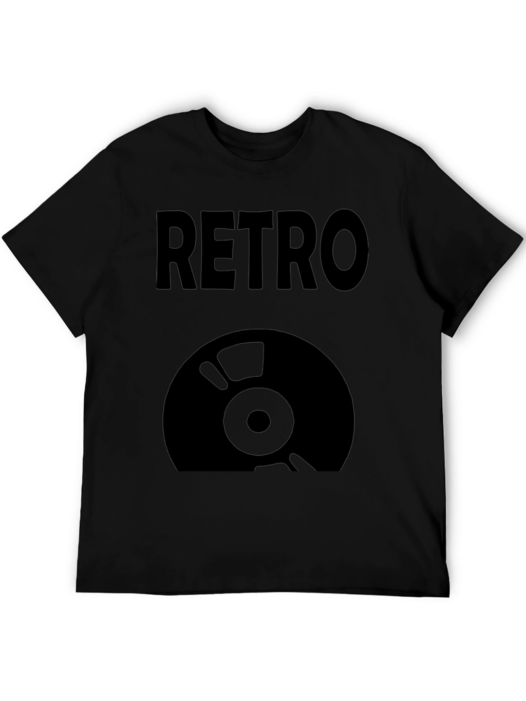 Retro Vinyl Record Graphic T-Shirt