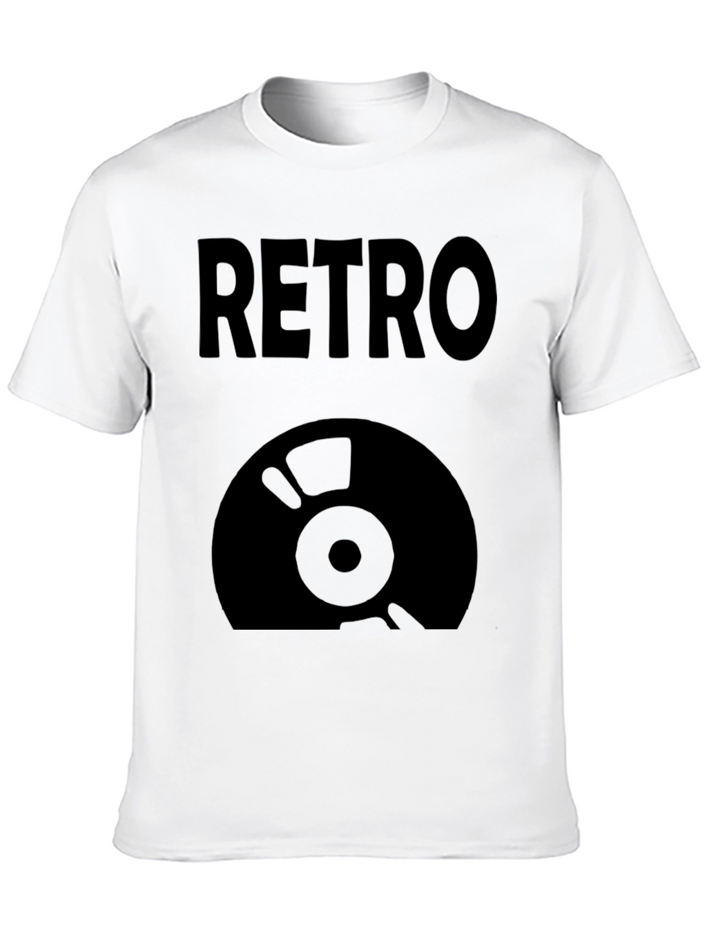 Retro Vinyl Record Graphic T-Shirt