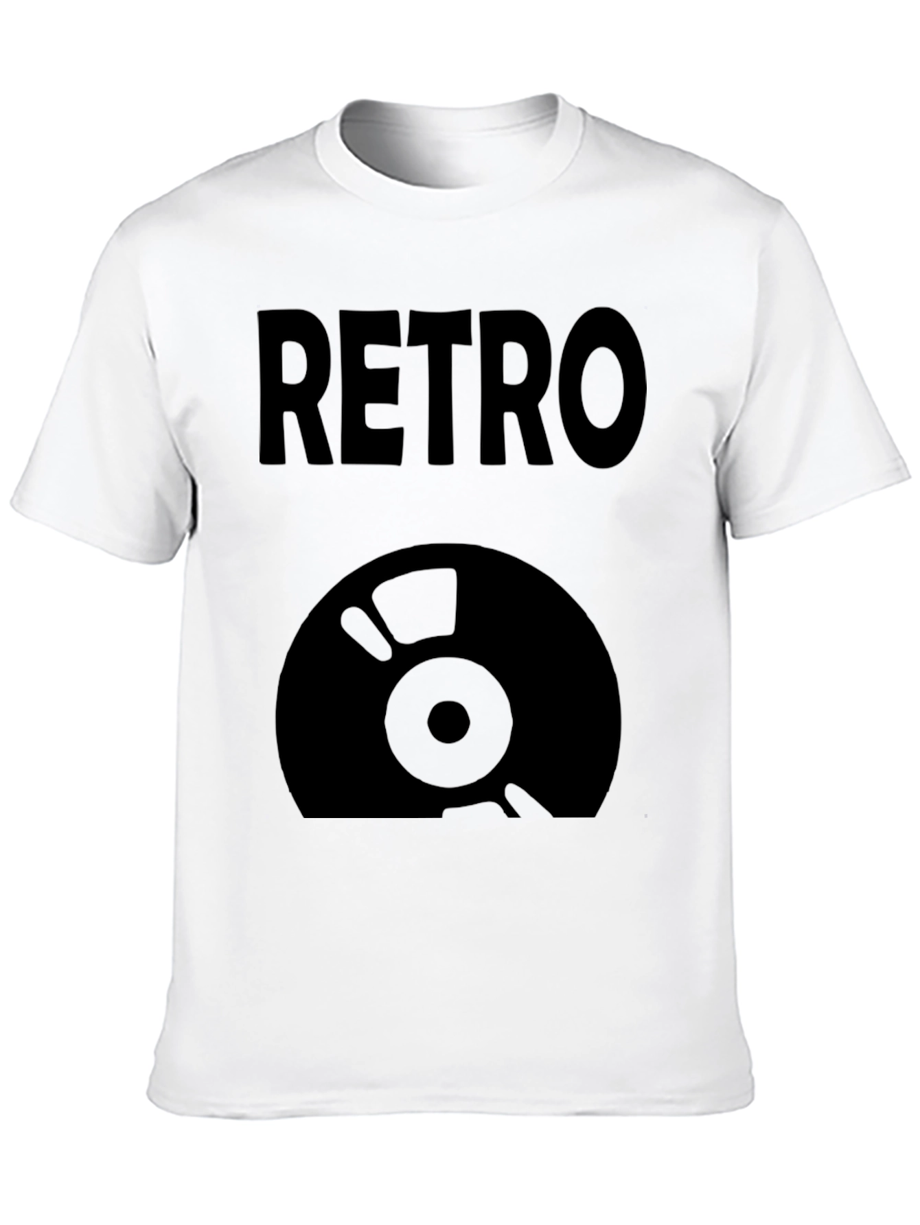 Retro Vinyl Record Graphic T-Shirt