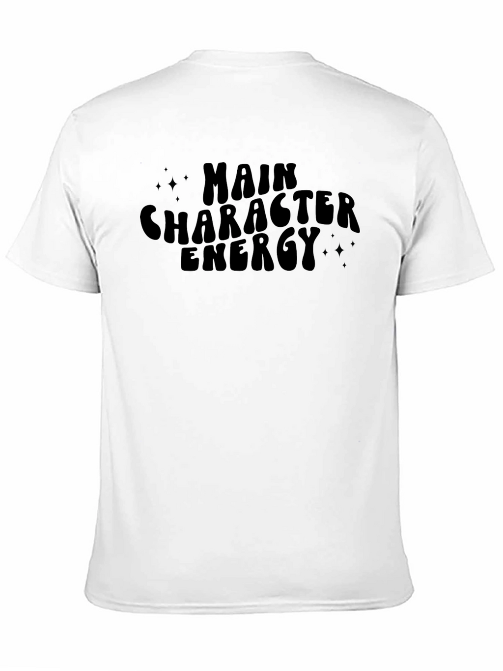 Main Character Energy Black T-Shirt