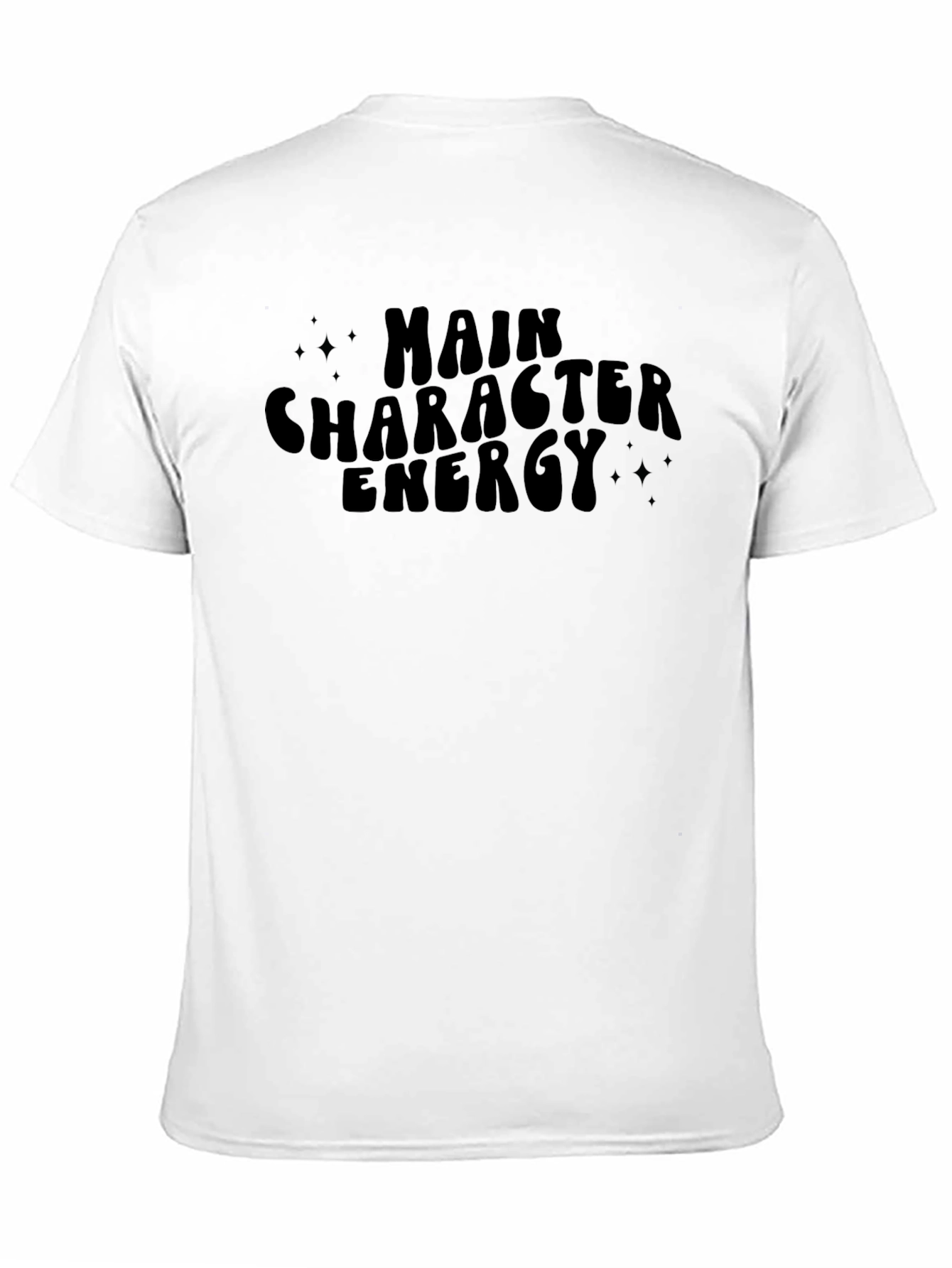 Main Character Energy Black T-Shirt