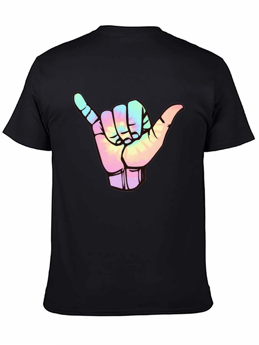 Shaka Sign Tie-Dye Graphic Tee