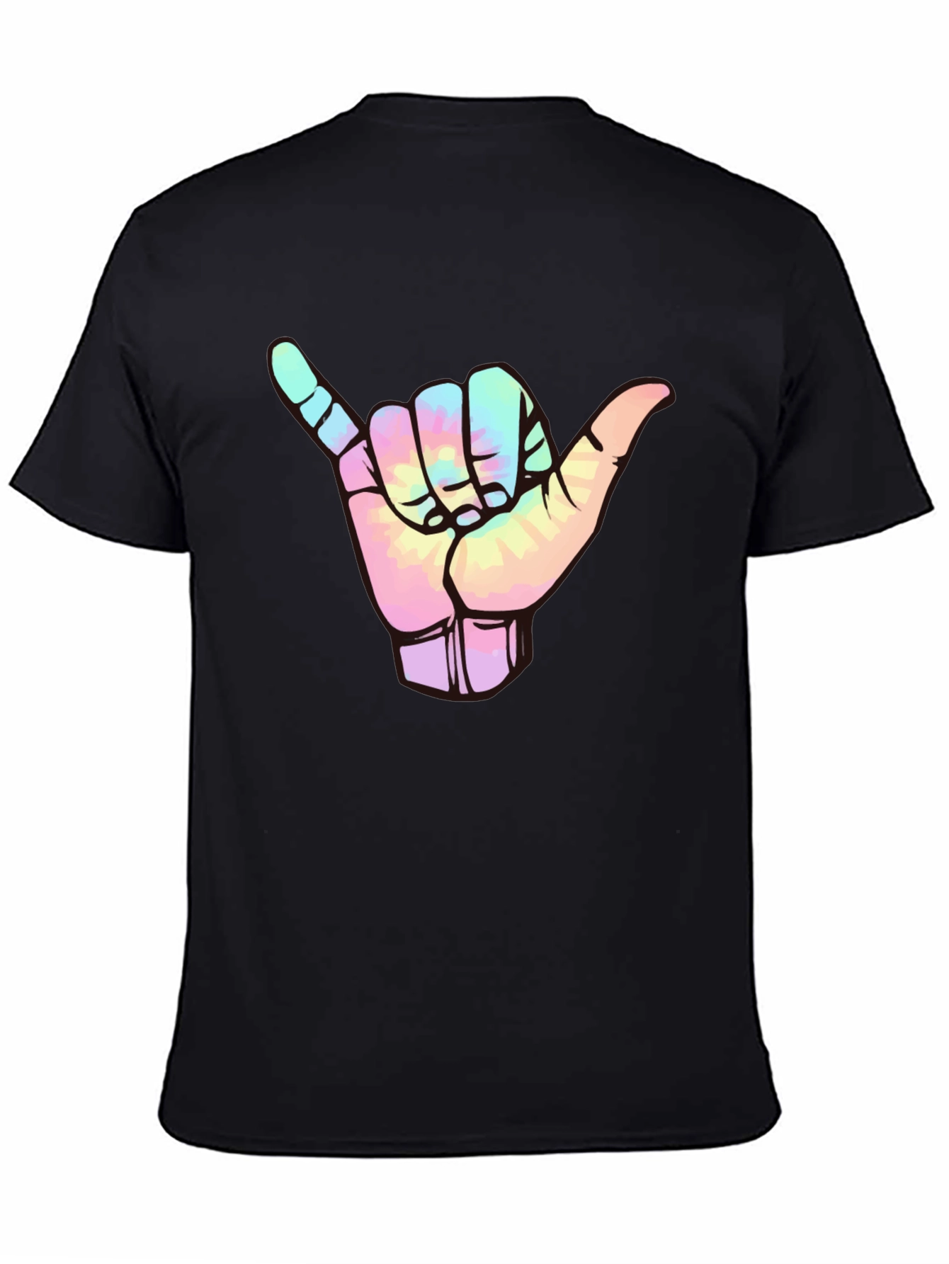 Shaka Sign Tie-Dye Graphic Tee