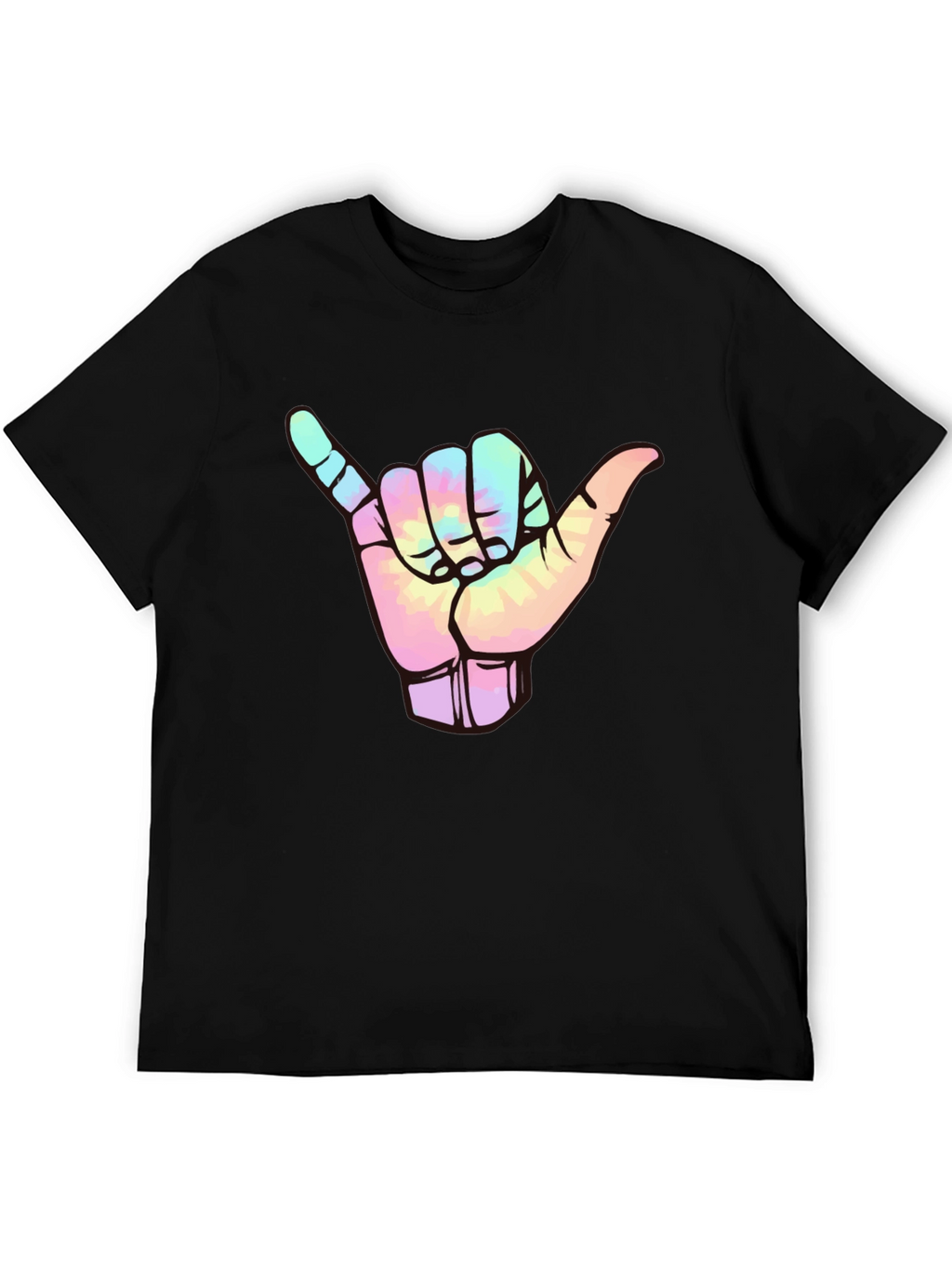 Shaka Sign Tie-Dye Graphic Tee