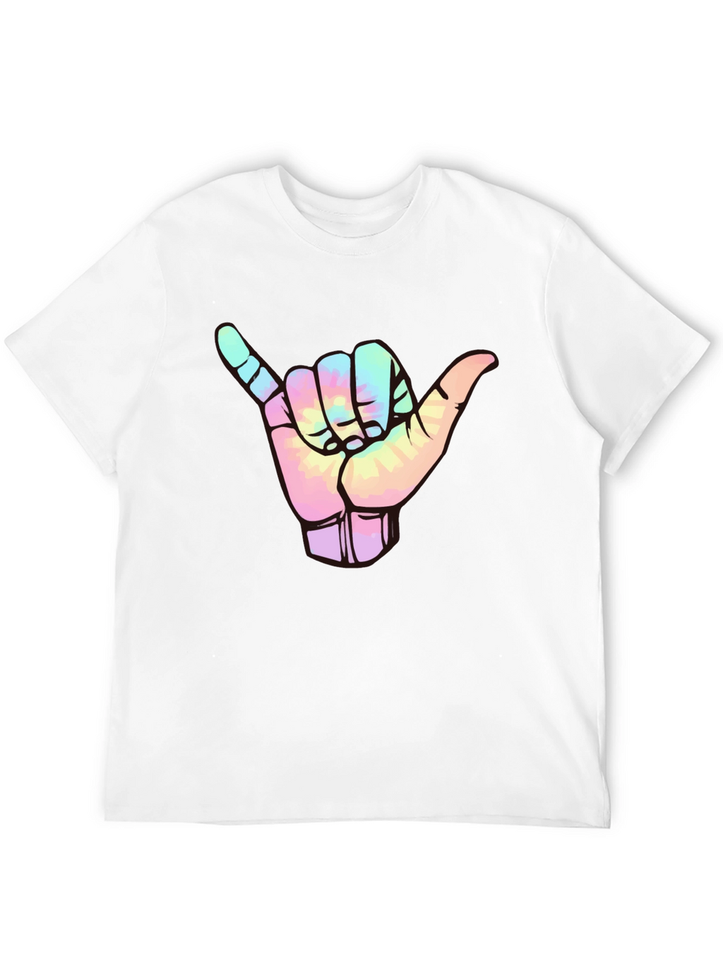 Shaka Sign Tie-Dye Graphic Tee