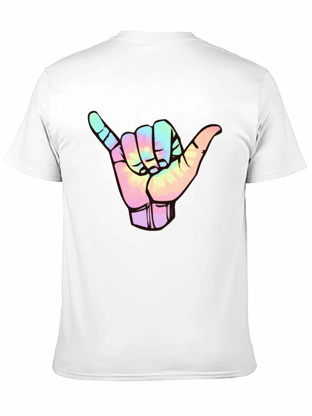 Shaka Sign Tie-Dye Graphic Tee