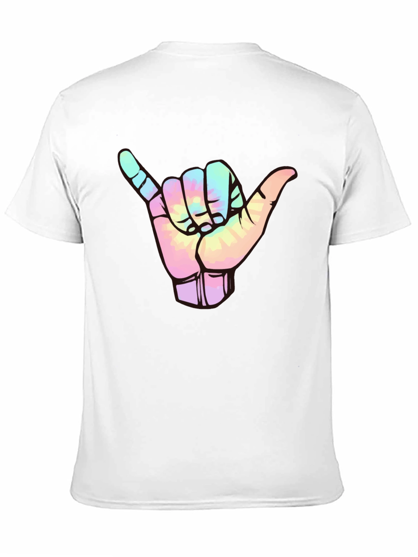 Shaka Sign Tie-Dye Graphic Tee
