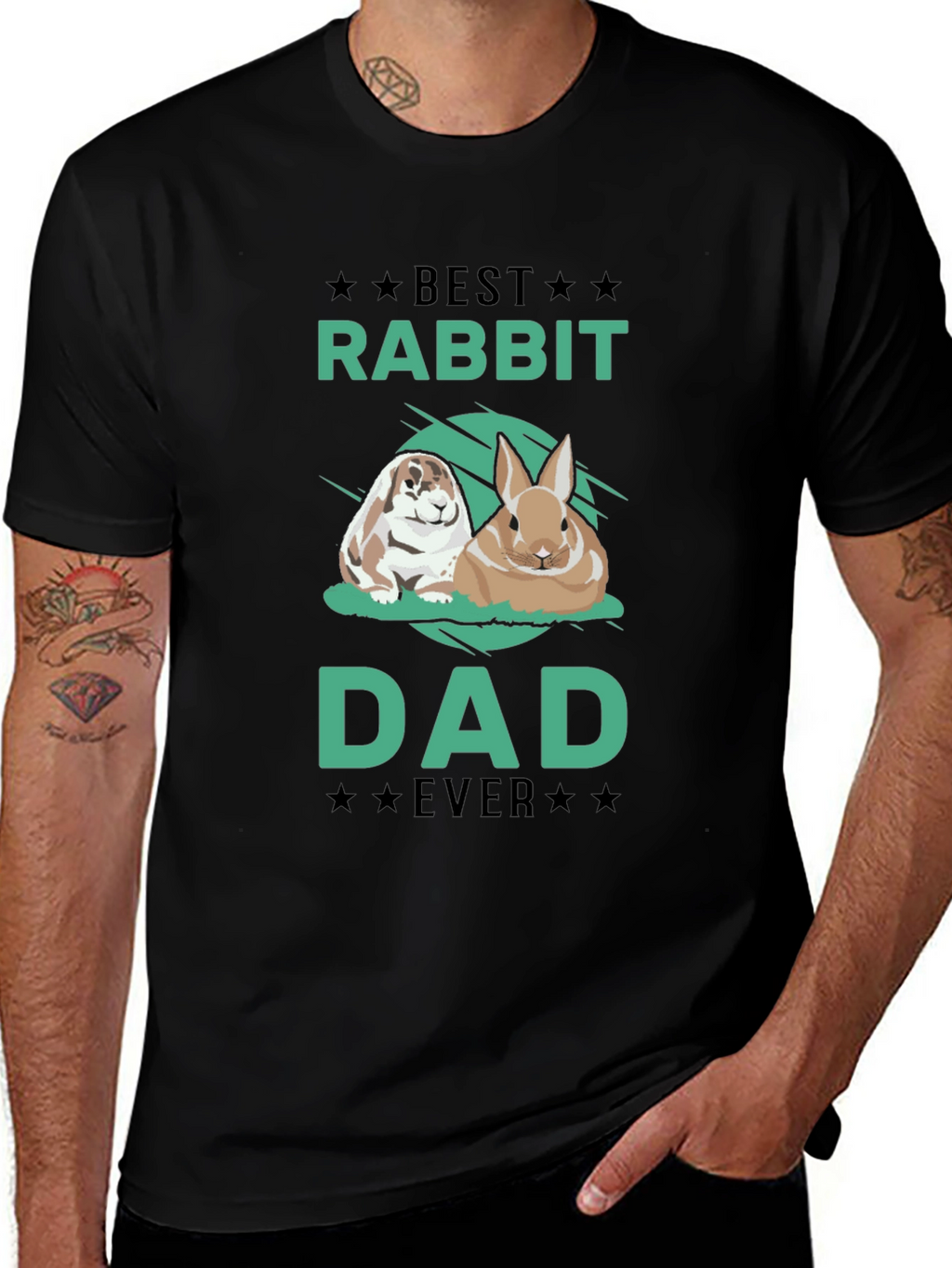 Best Rabbit Dad Ever T-Shirt