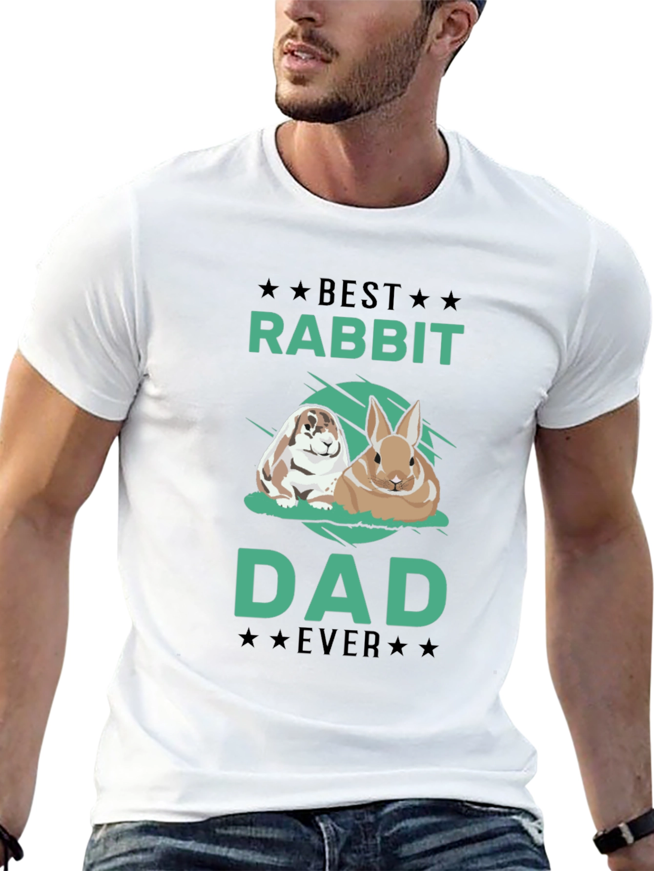 Best Rabbit Dad Ever T-Shirt