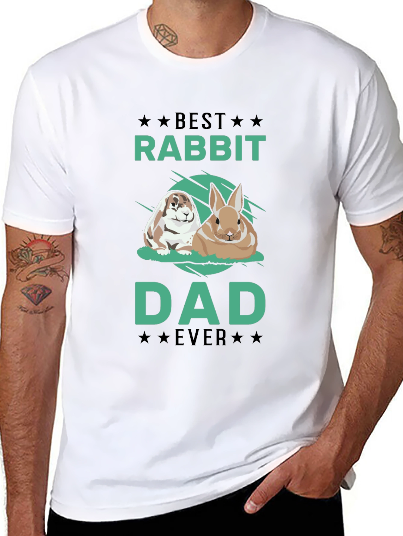 Best Rabbit Dad Ever T-Shirt