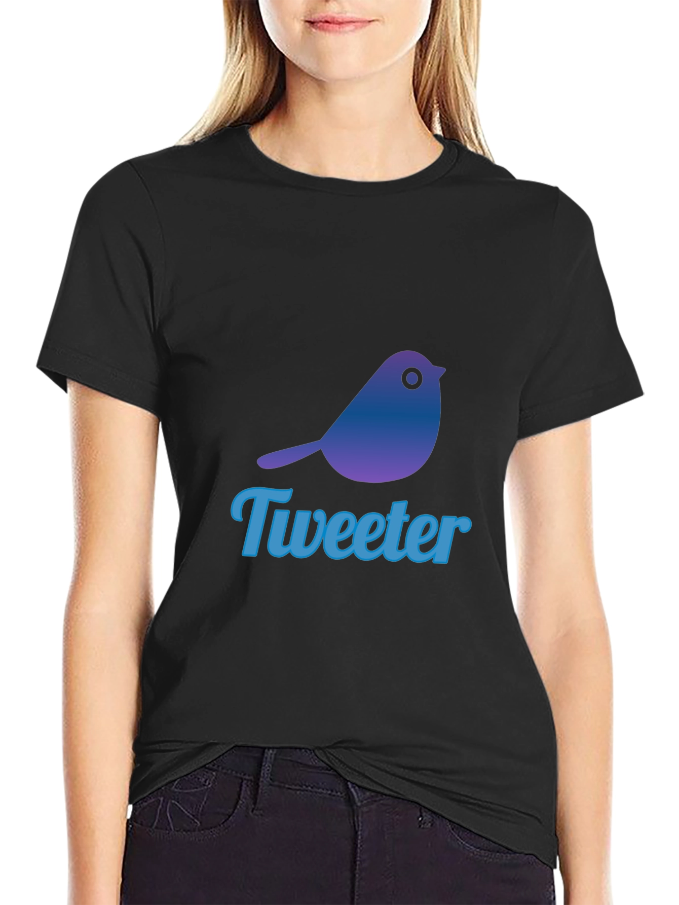 Tweeter Bird Graphic T-Shirt - Trendy & Casual