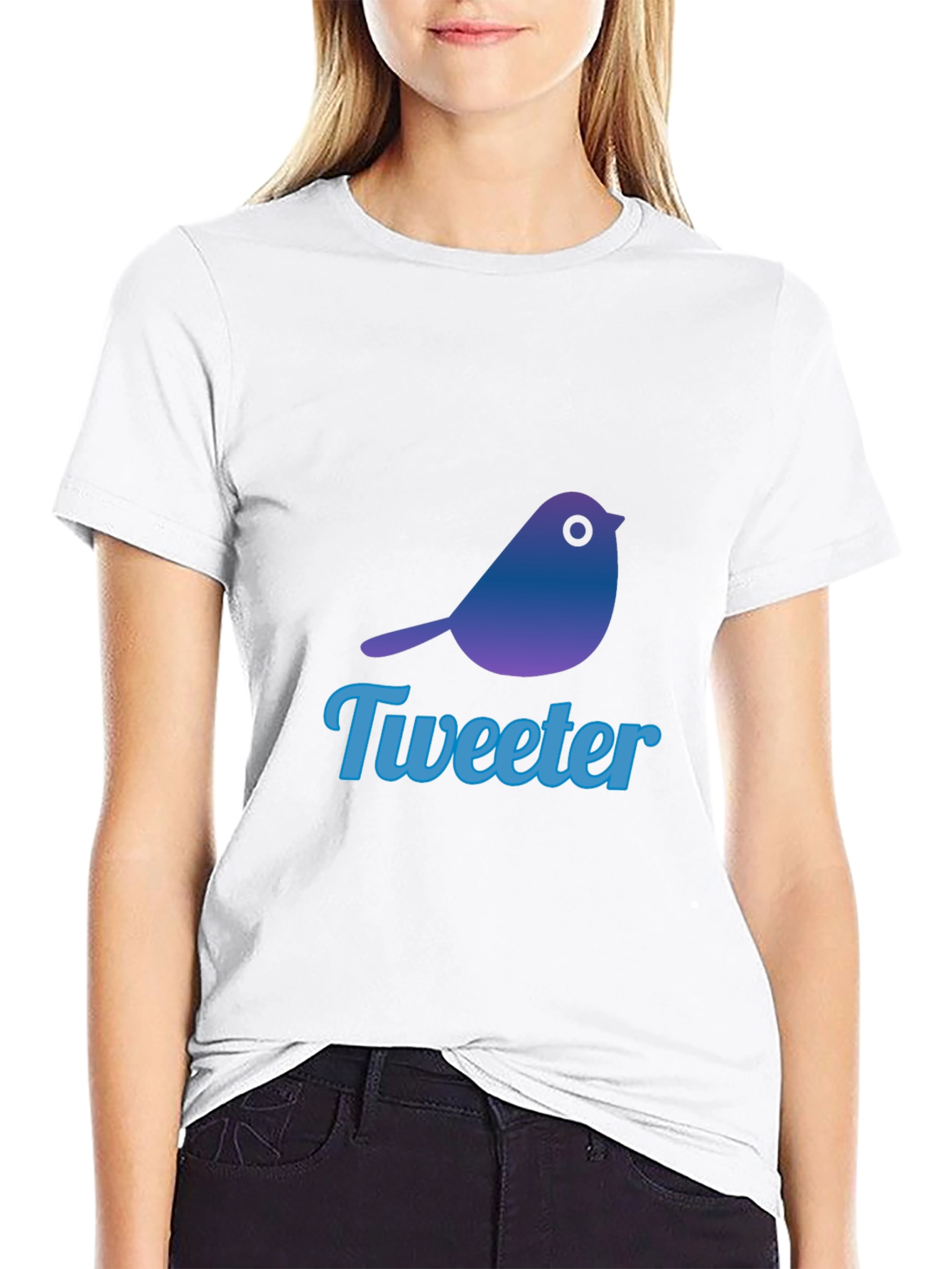 Tweeter Bird Graphic T-Shirt - Trendy & Casual