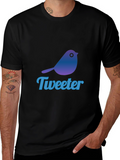 Tweeter Bird Graphic T-Shirt - Trendy & Casual