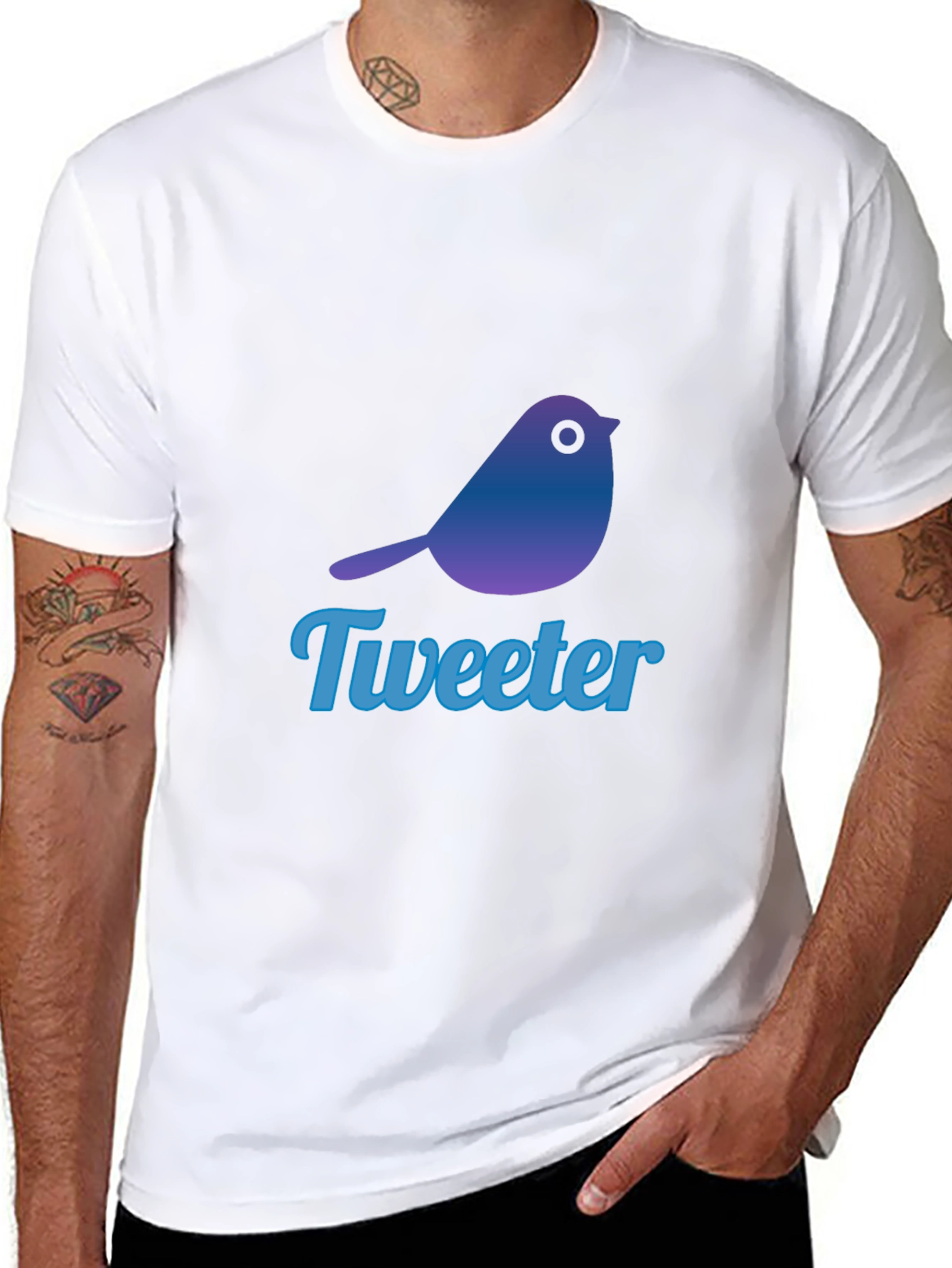 Tweeter Bird Graphic T-Shirt - Trendy & Casual