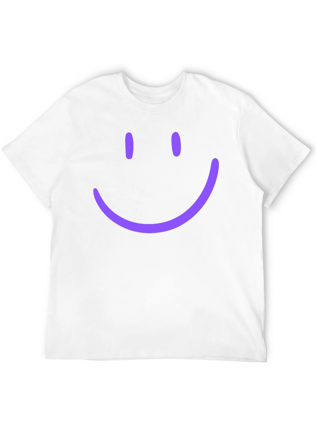 Smiley Face Graphic Tee - Casual Comfort