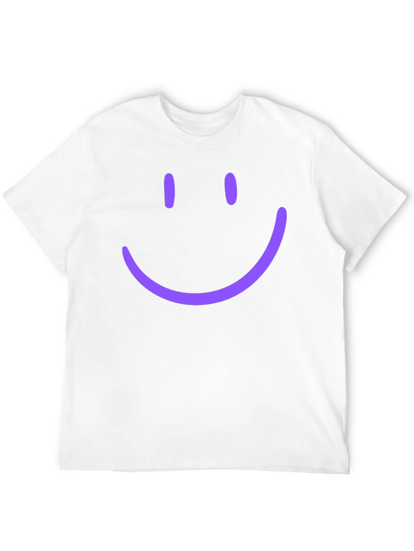 Smiley Face Graphic Tee - Casual Comfort