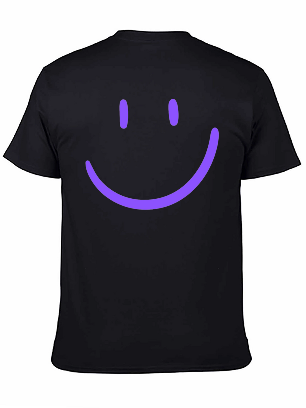 Smiley Face Graphic Tee - Casual Comfort