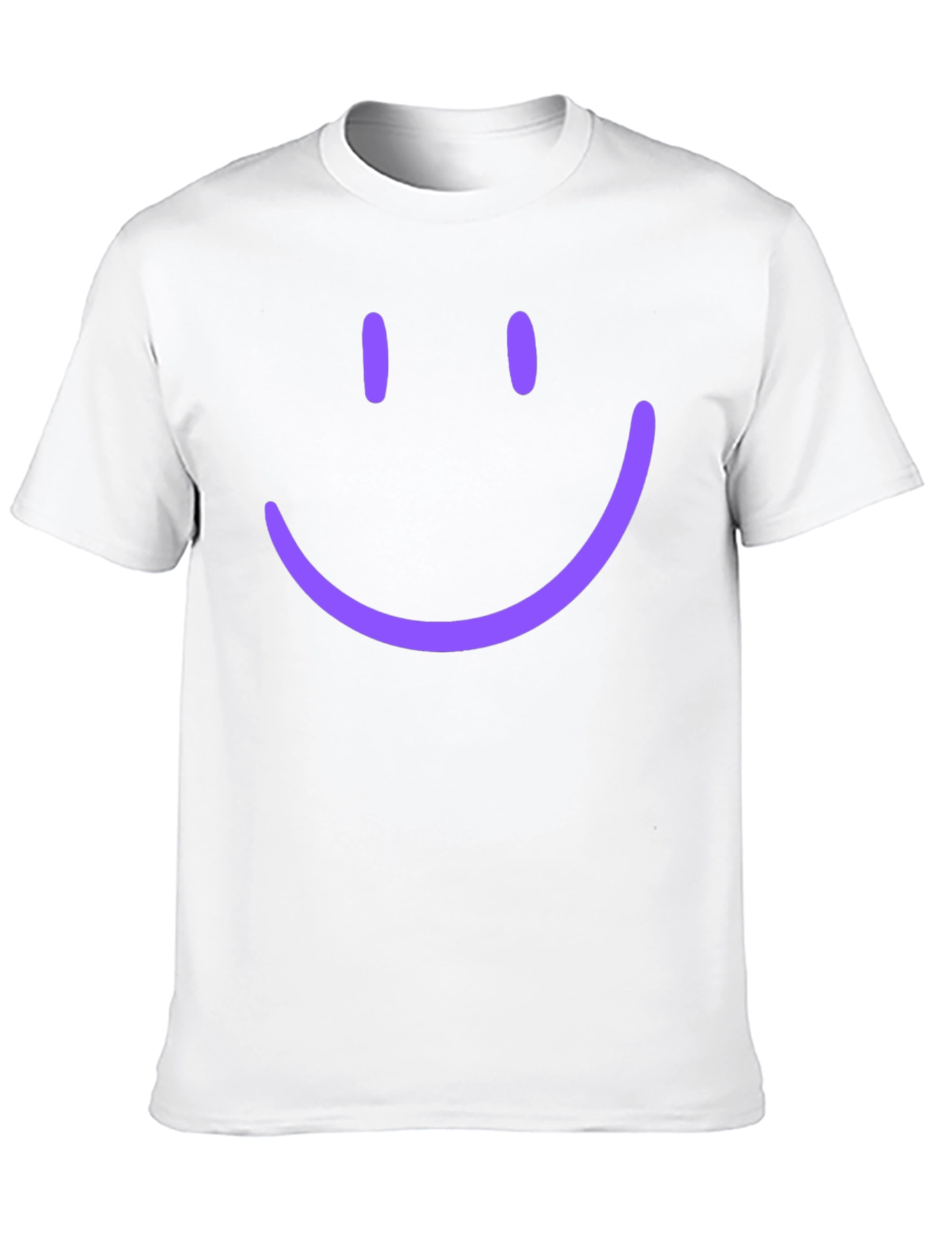 Smiley Face Graphic Tee - Casual Comfort