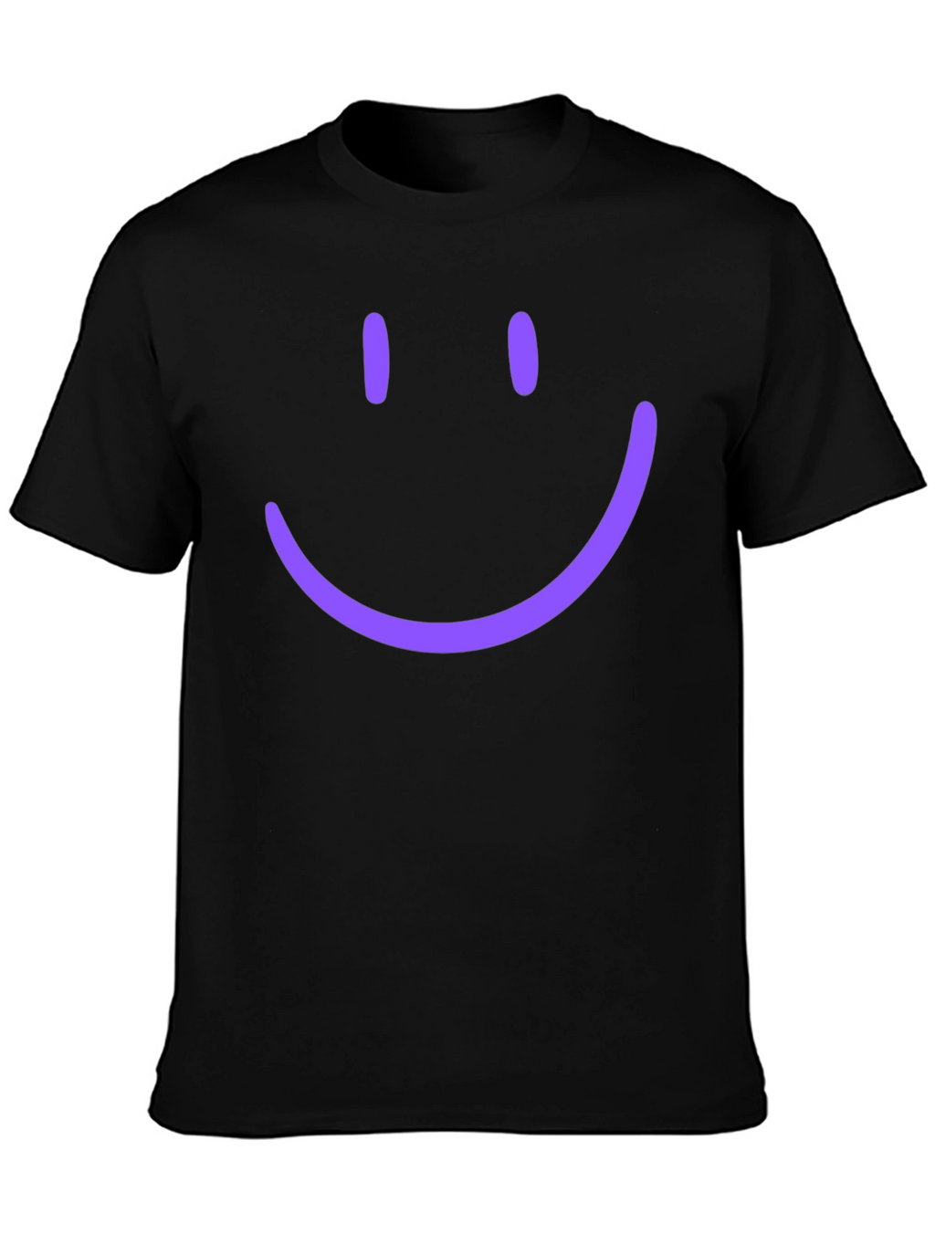 Smiley Face Graphic Tee - Casual Comfort