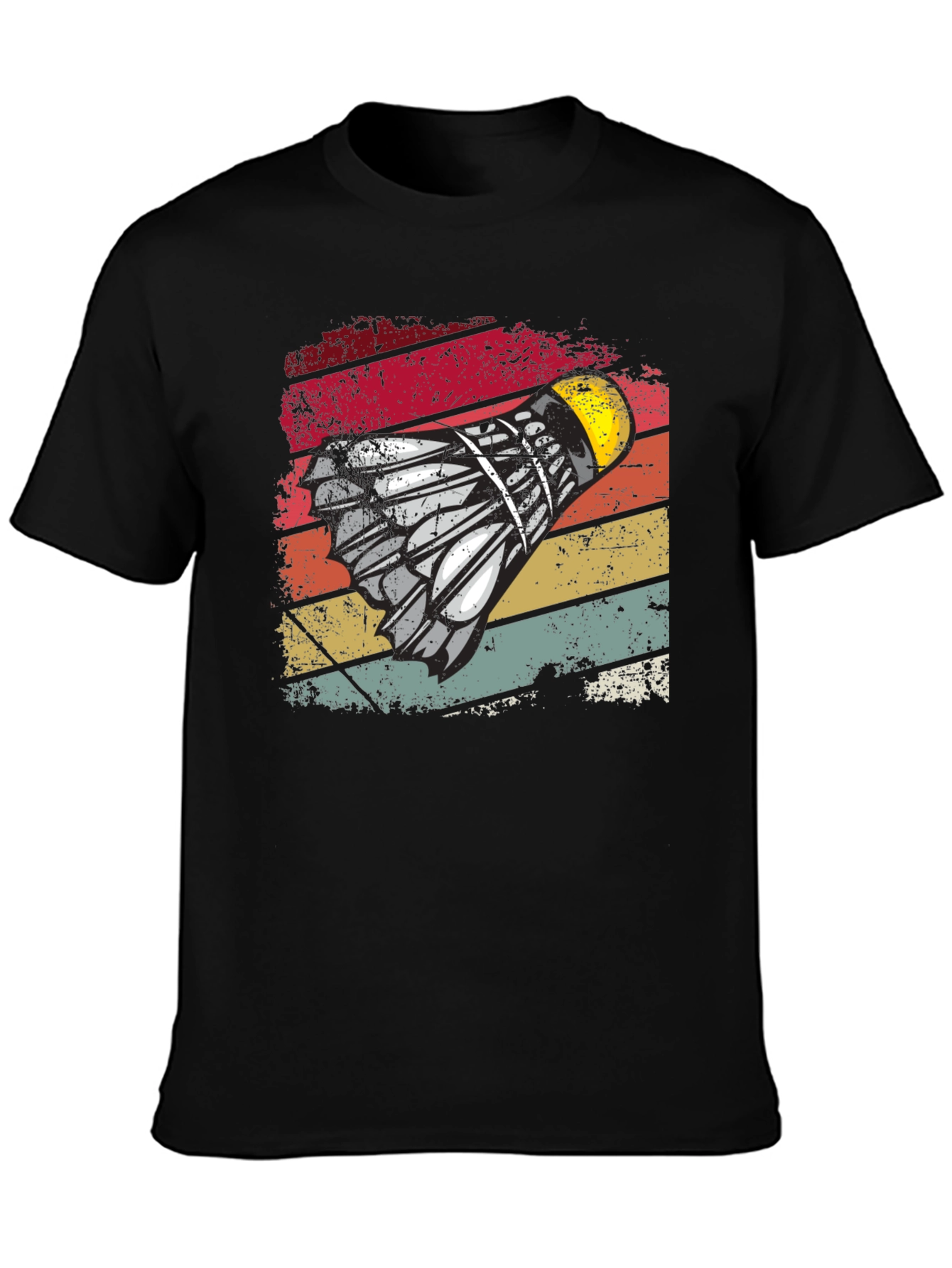 Vintage Badminton Shuttlecock T-Shirt