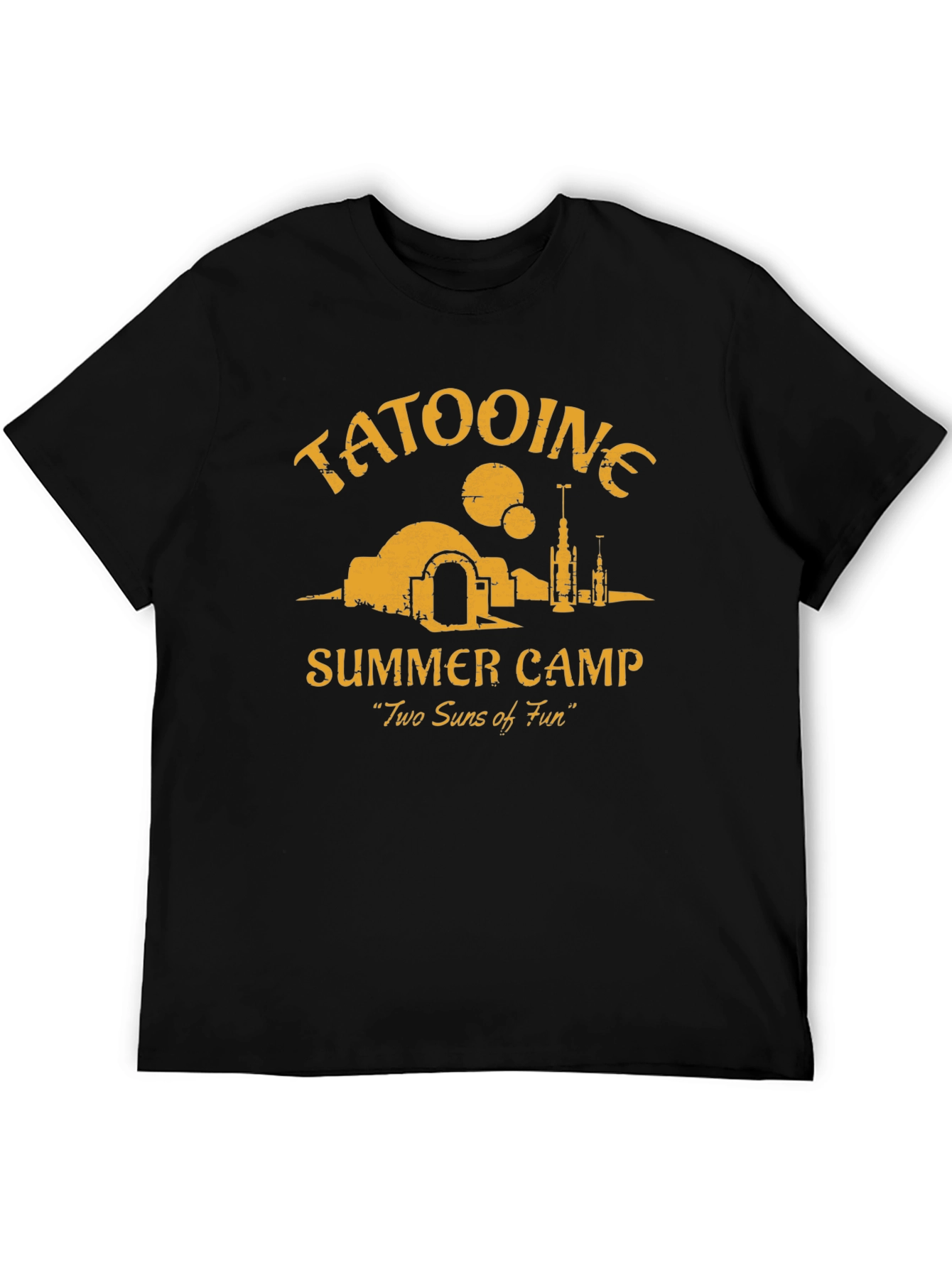 Tatooine Summer Camp Black T-Shirt