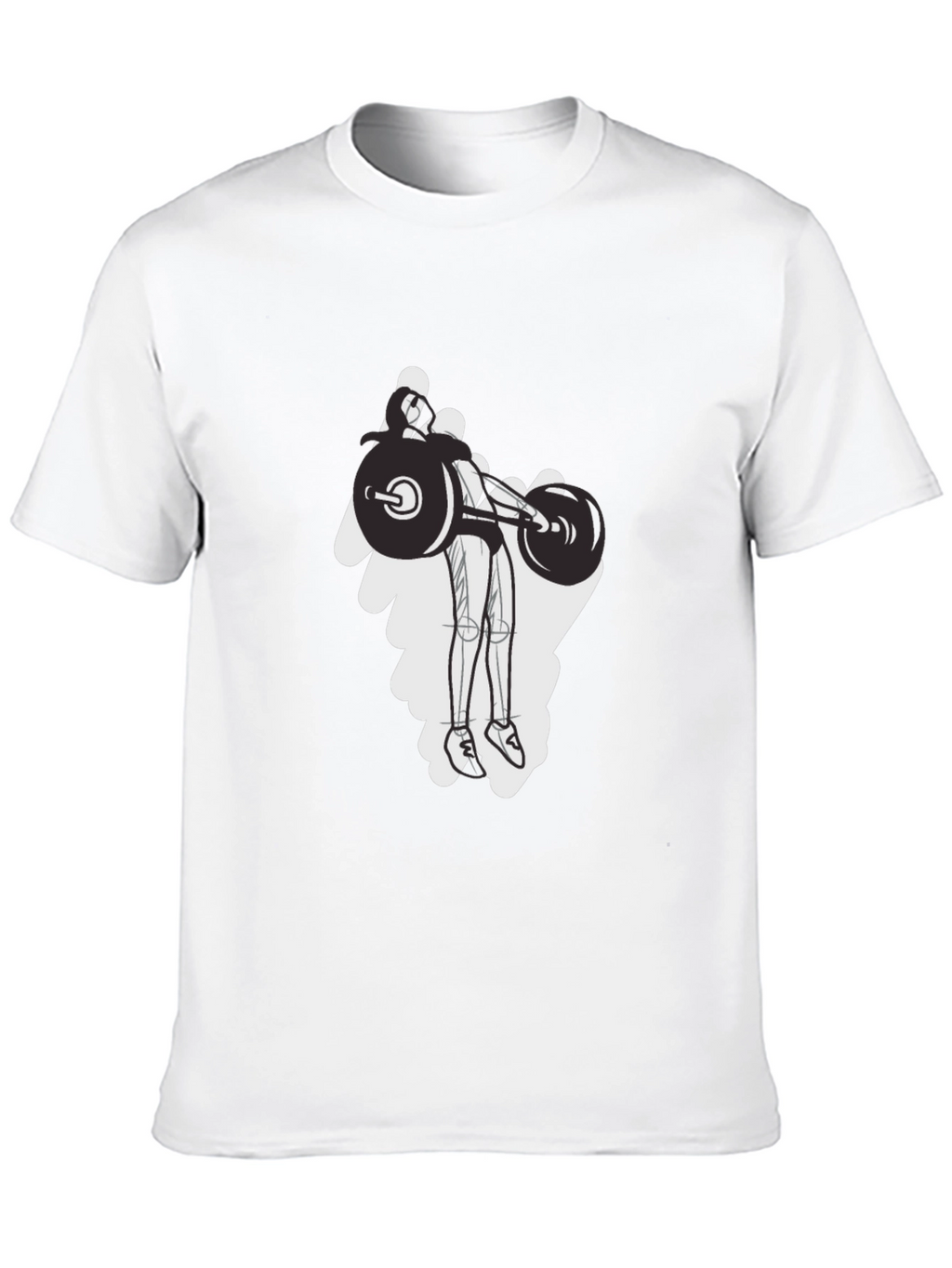 Weightlifting Graphic Tee - Black