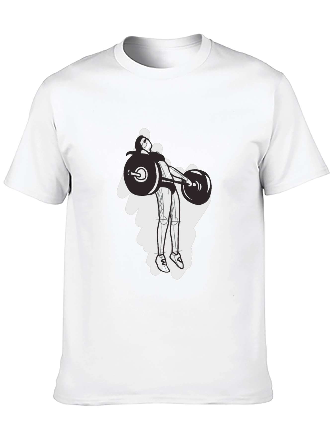 Weightlifting Graphic Tee - Black
