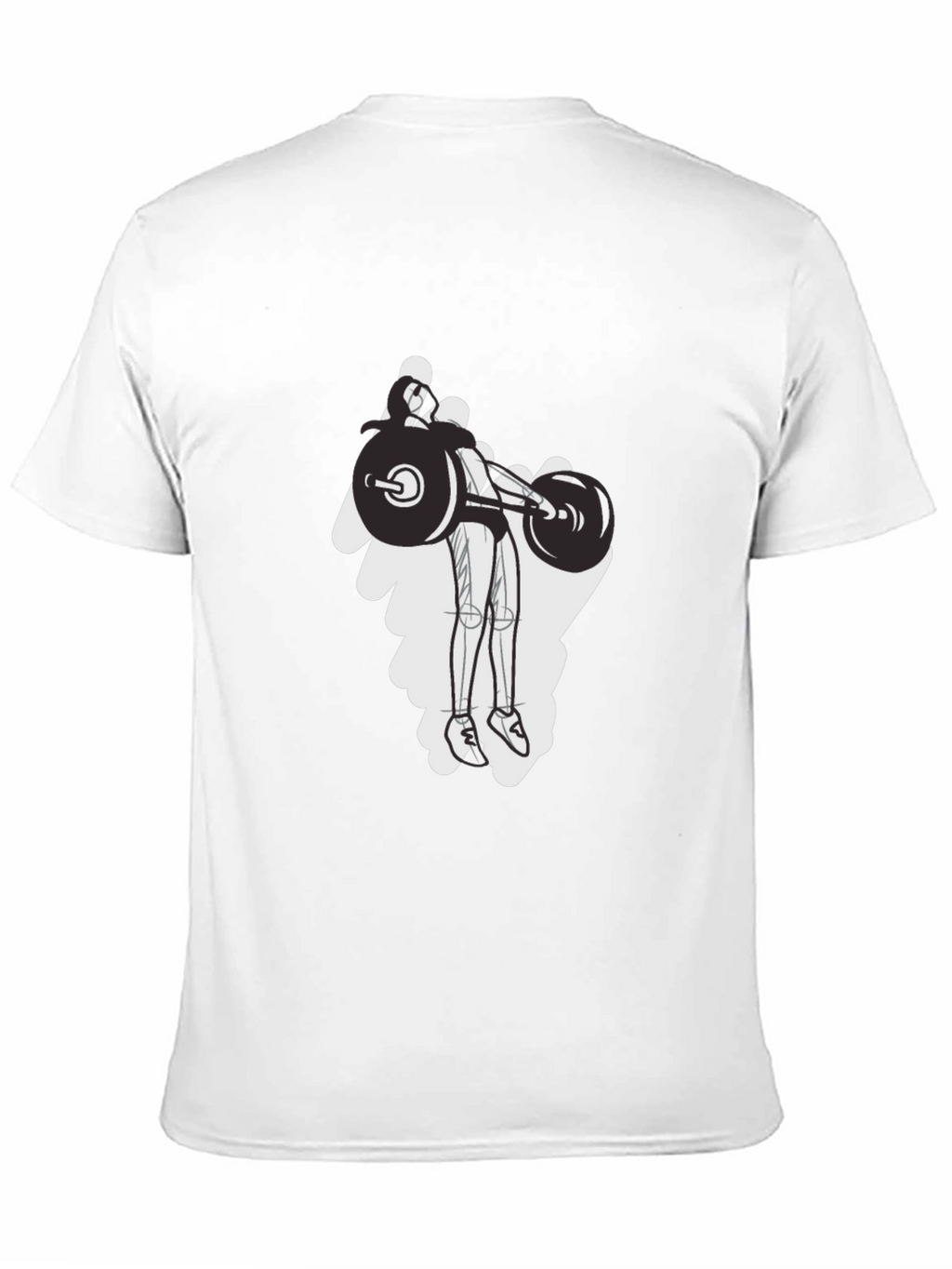 Weightlifting Graphic Tee - Black
