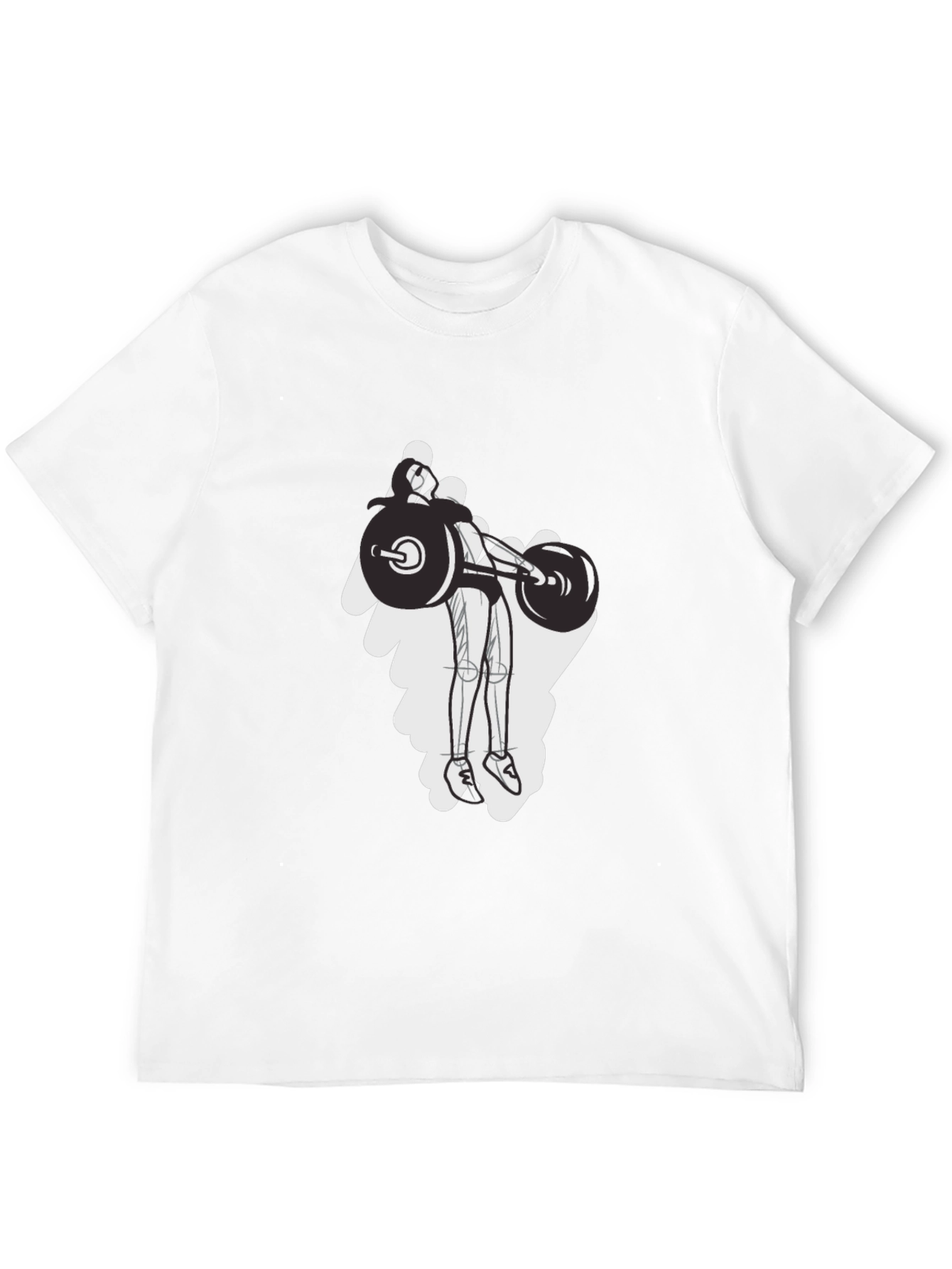 Weightlifting Graphic Tee - Black
