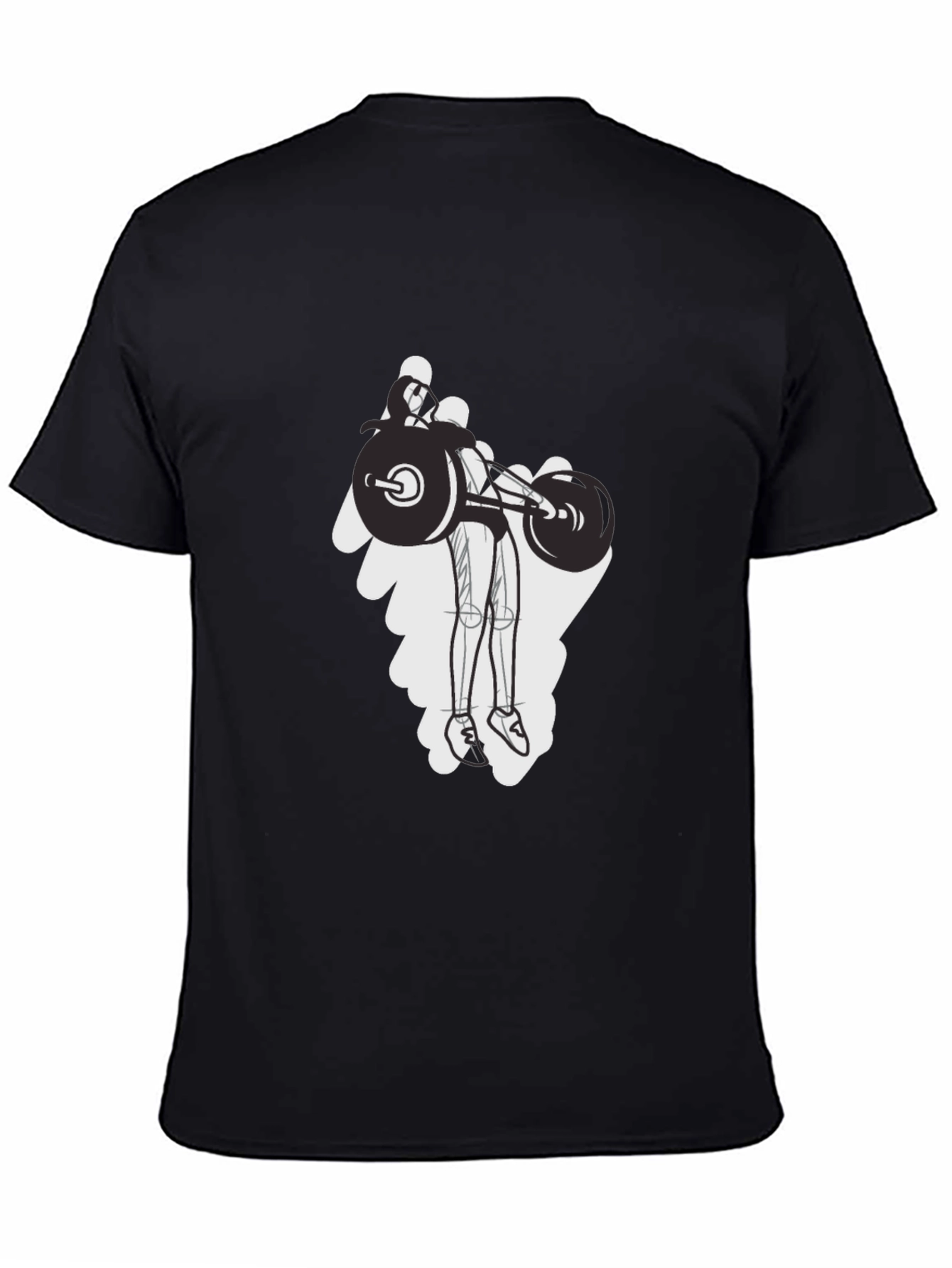 Weightlifting Graphic Tee - Black