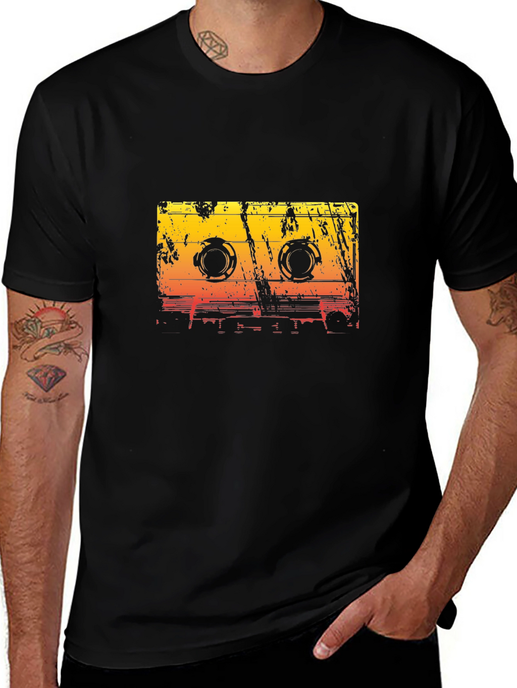 Retro Cassette Tape Graphic Tee