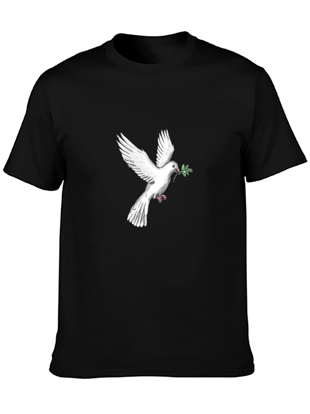 Dove Peace T-Shirt - Classic Black Tee