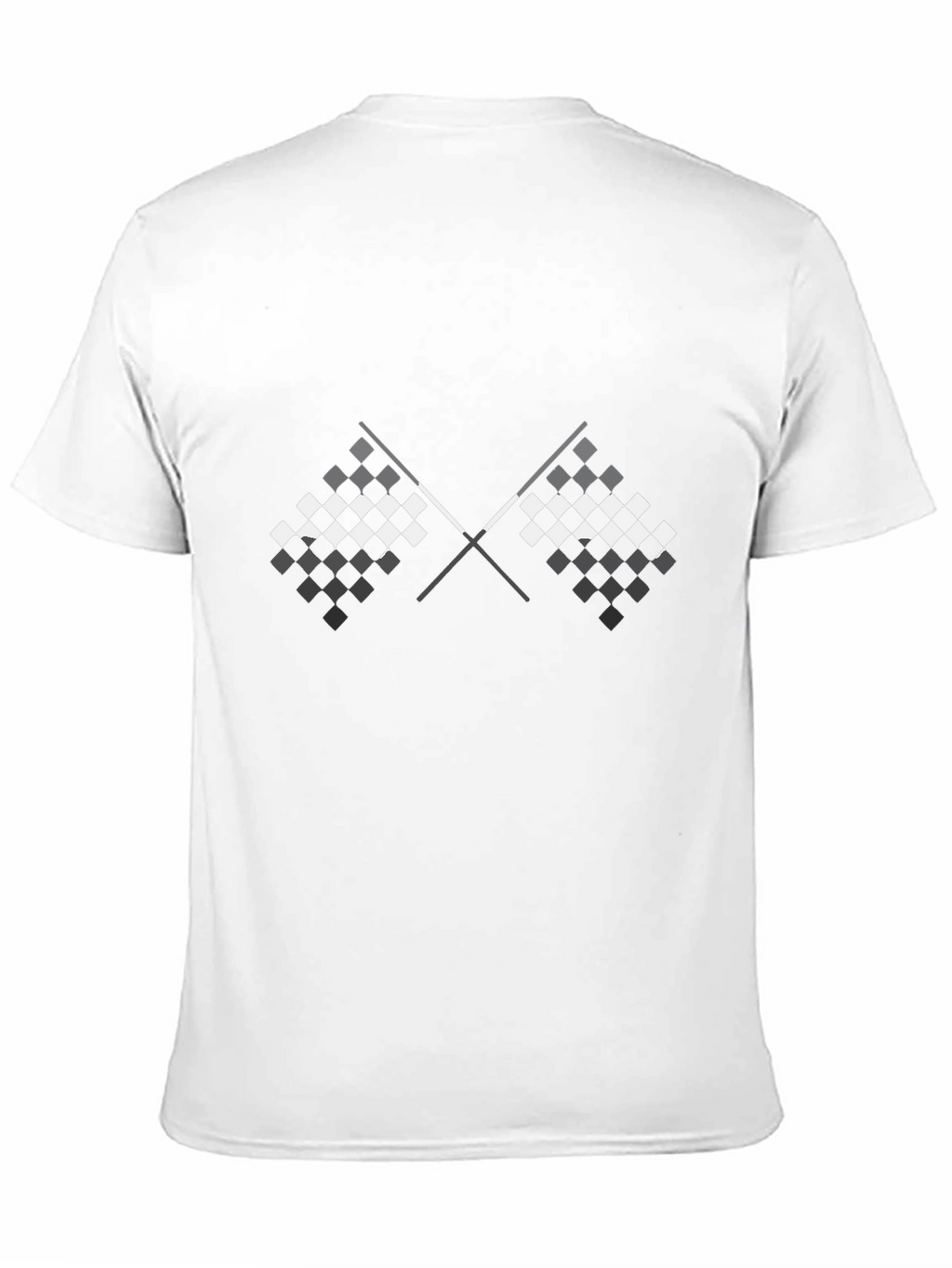 Checkered Flags Graphic Tee - Race Day Ready