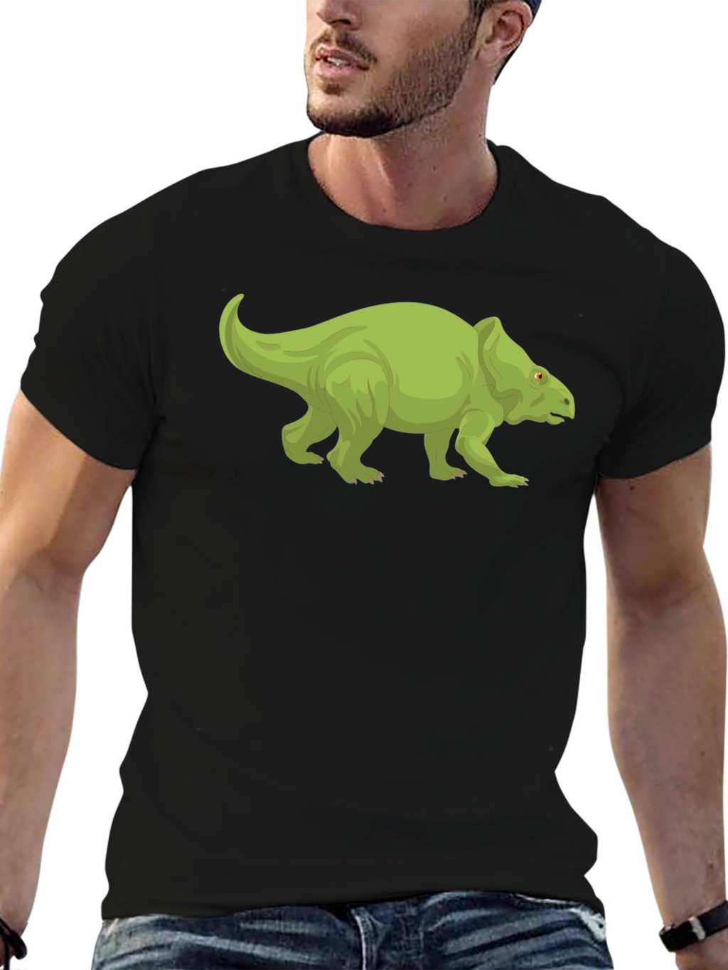 Dinosaur Graphic Black T-Shirt