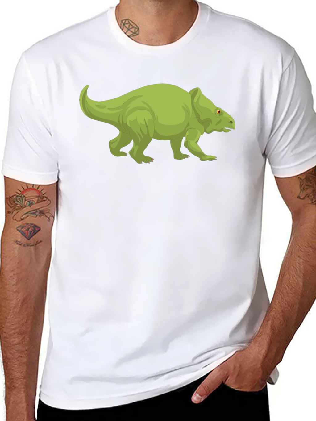 Dinosaur Graphic Black T-Shirt