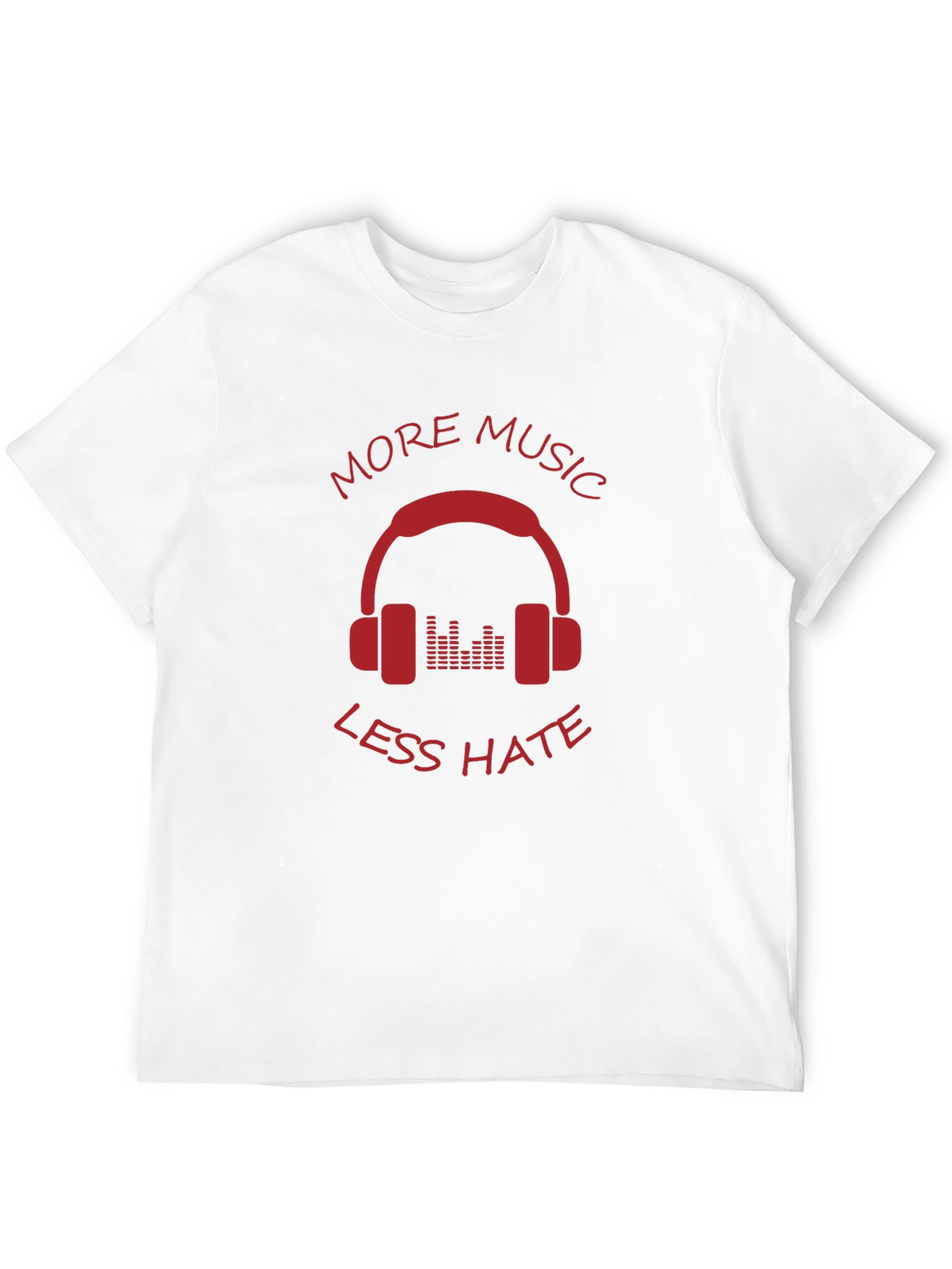More Music Less Hate Graphic Tee