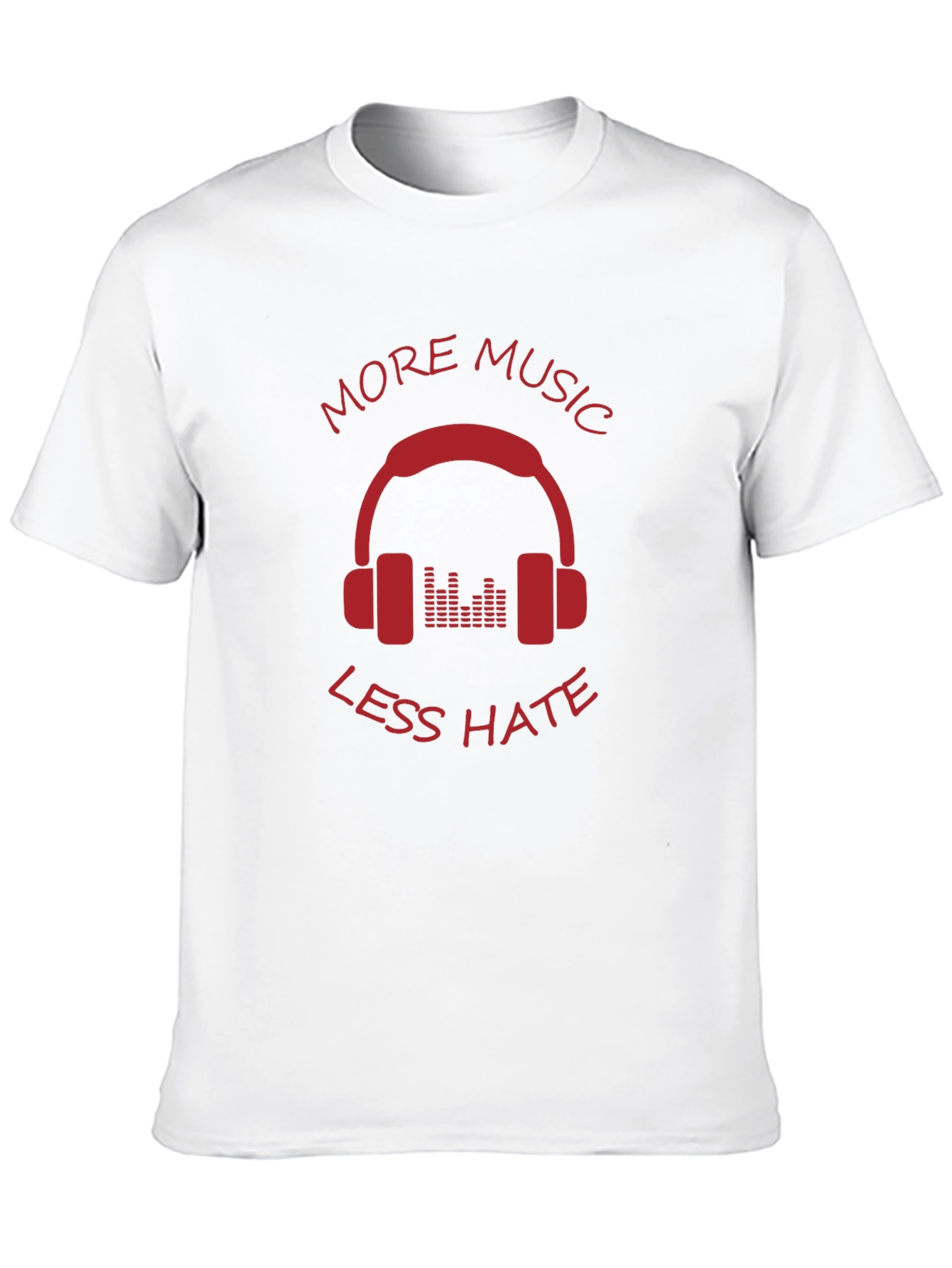 More Music Less Hate Graphic Tee