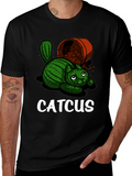 Catcus Graphic T-Shirt - Unique Funny Design