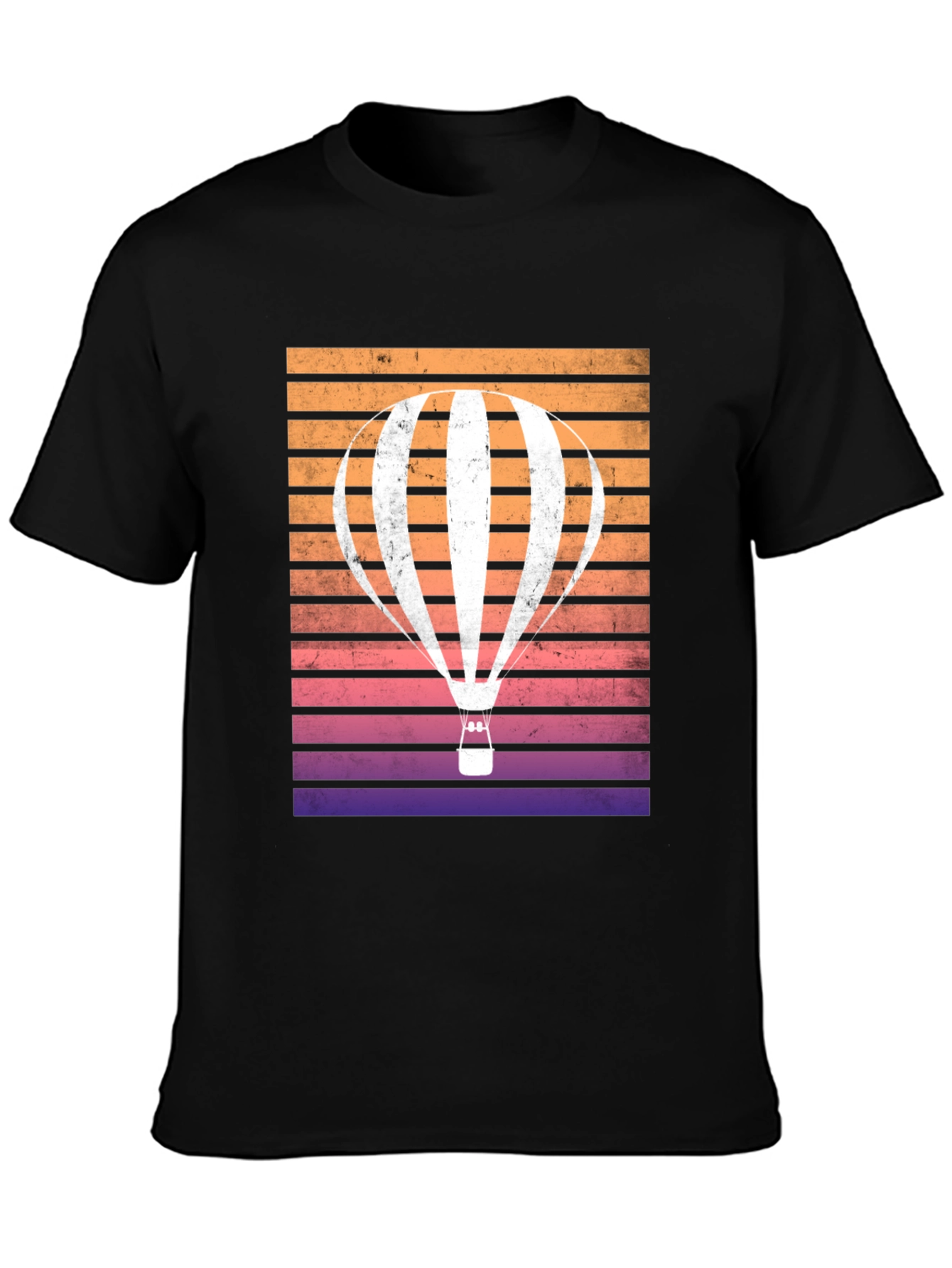 Retro Hot Air Balloon T-Shirt Vintage Style Tee