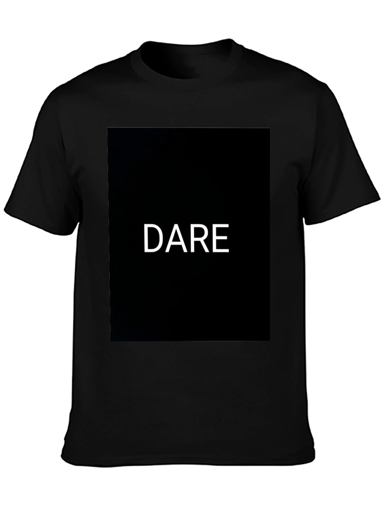 Dare Graphic Black T-Shirt