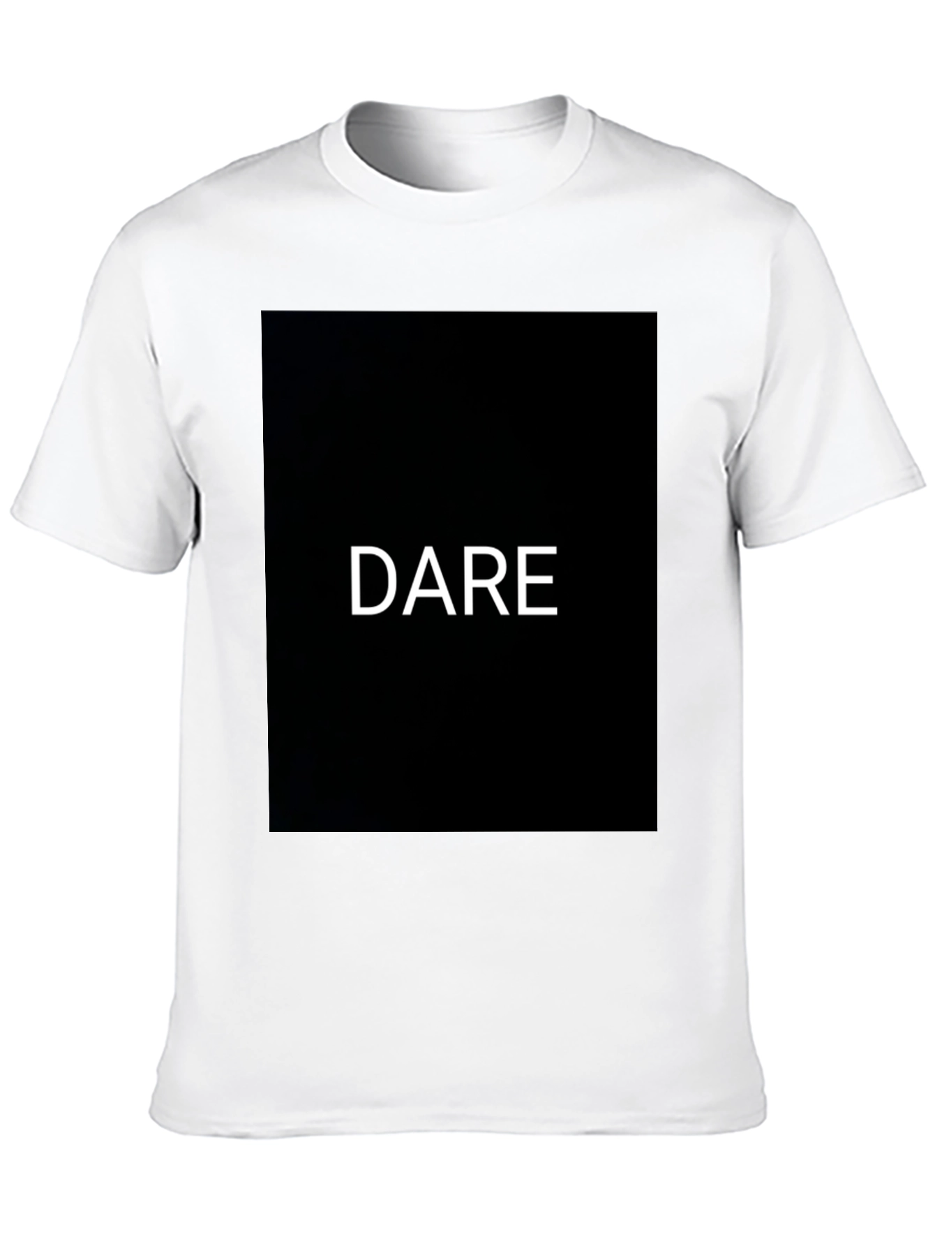 Dare Graphic Black T-Shirt