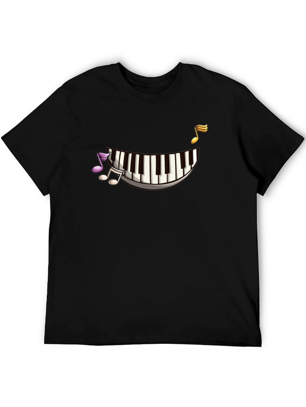 Musical Piano Keys Graphic T-Shirt