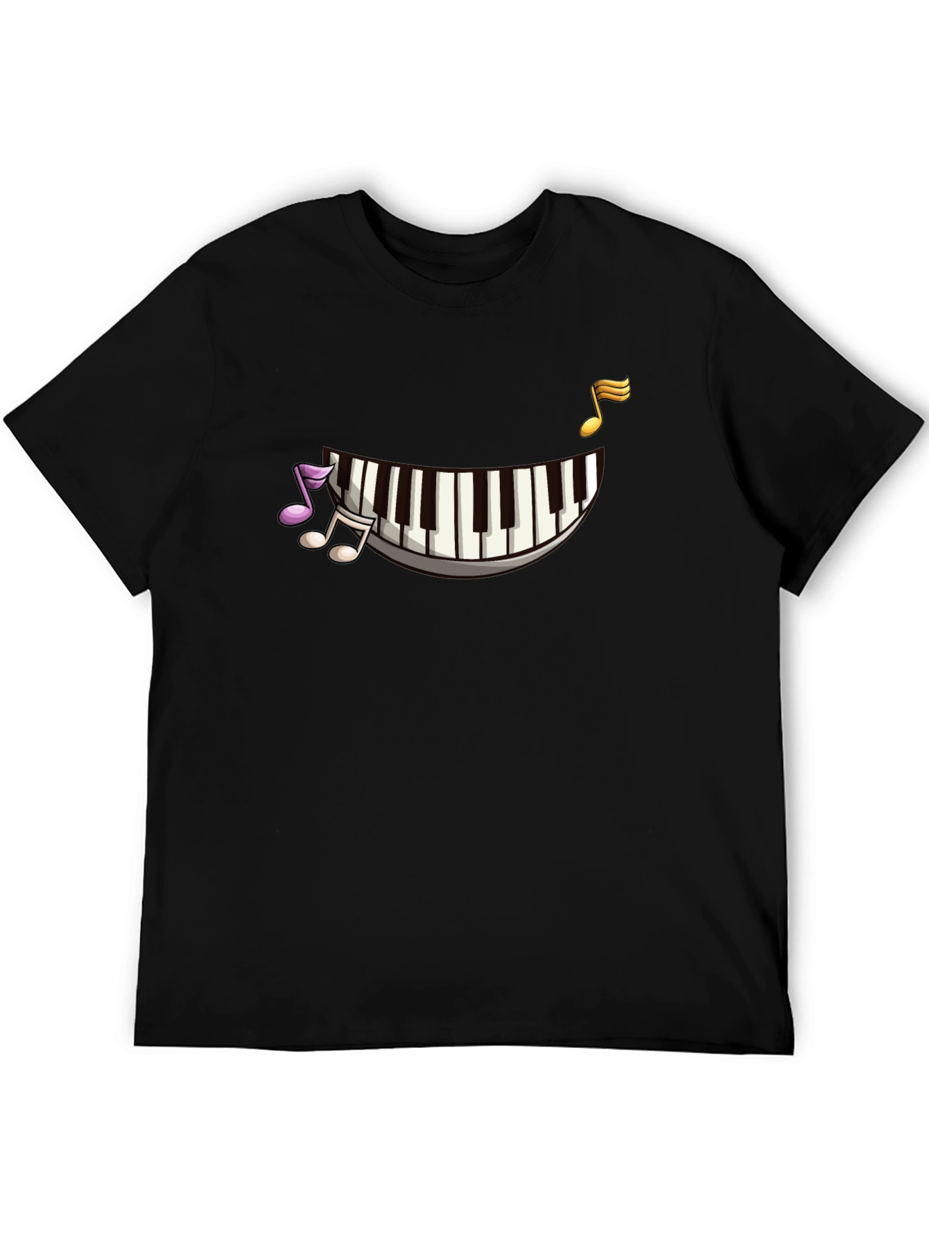 Musical Piano Keys Graphic T-Shirt