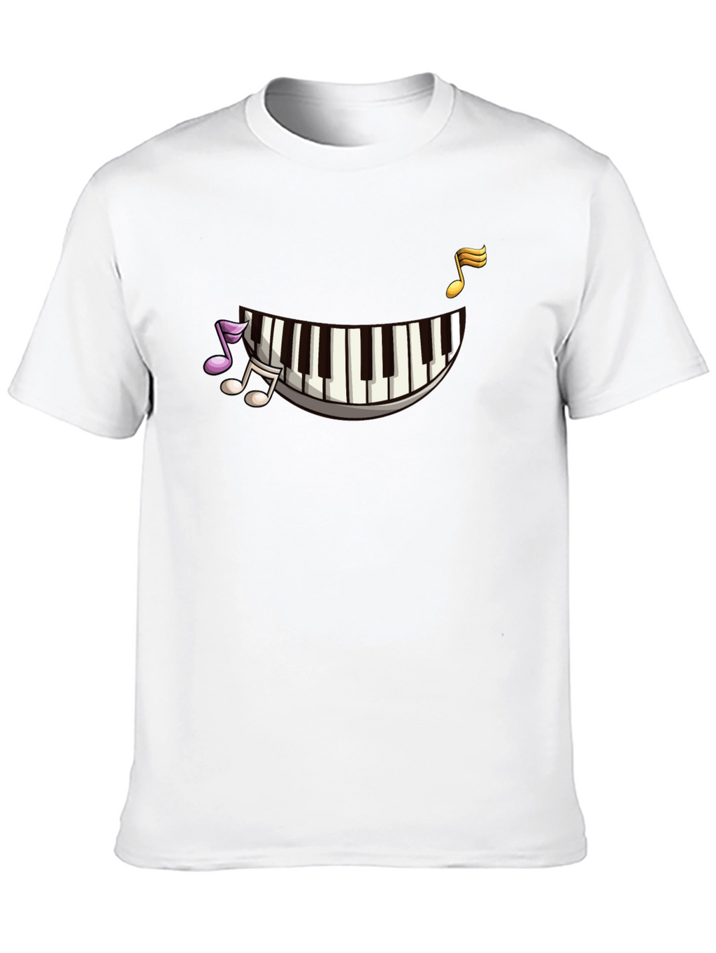Musical Piano Keys Graphic T-Shirt