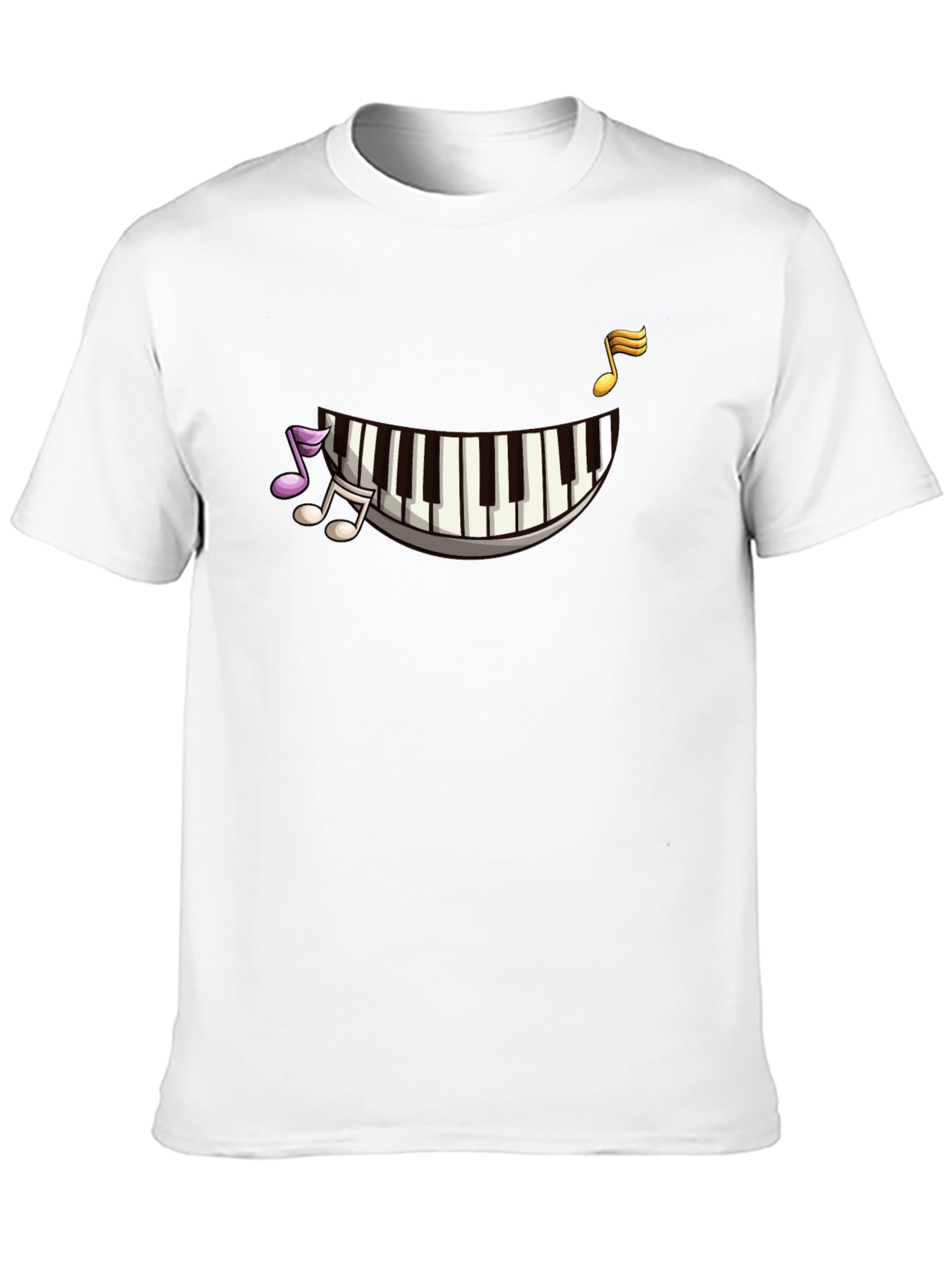 Musical Piano Keys Graphic T-Shirt
