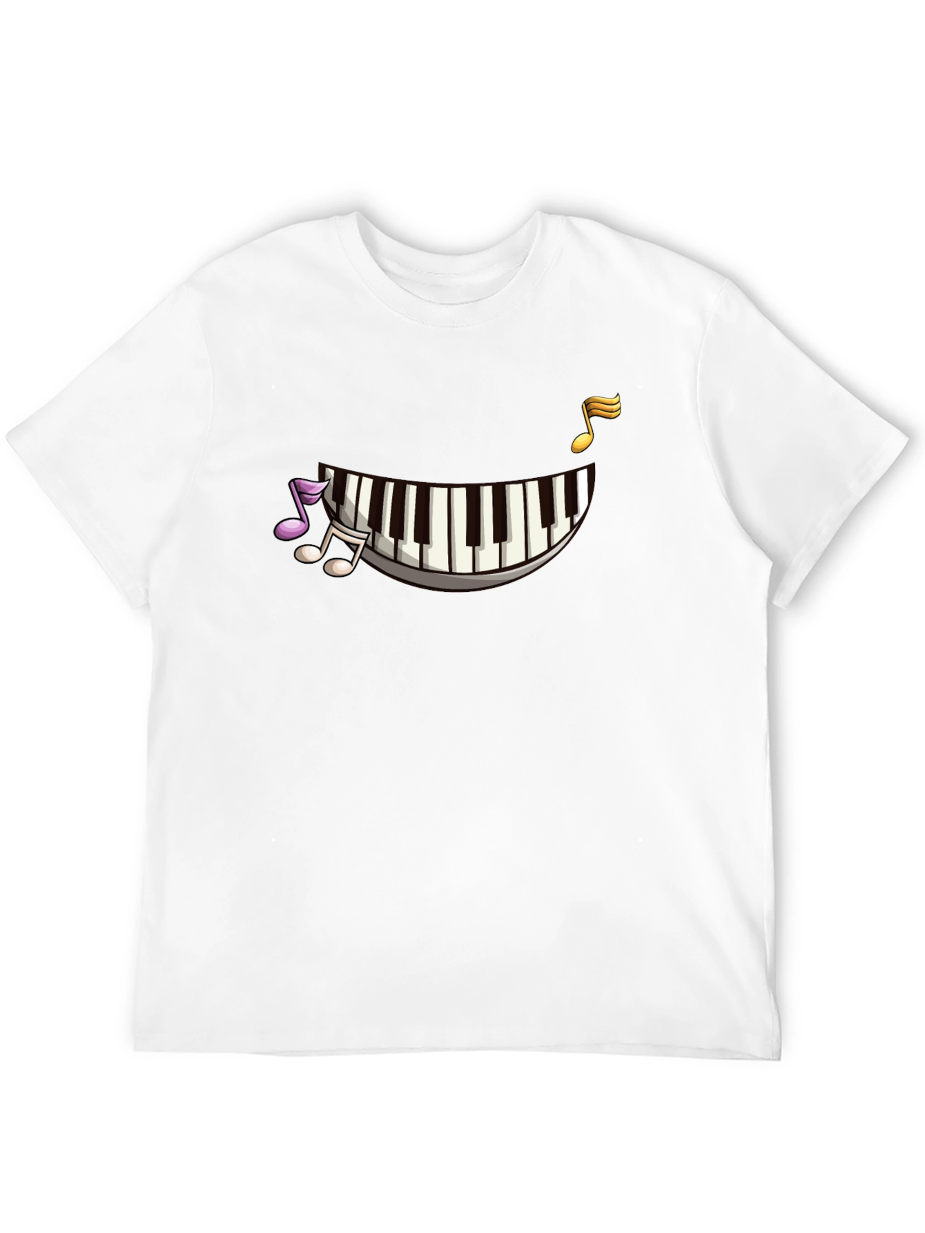 Musical Piano Keys Graphic T-Shirt
